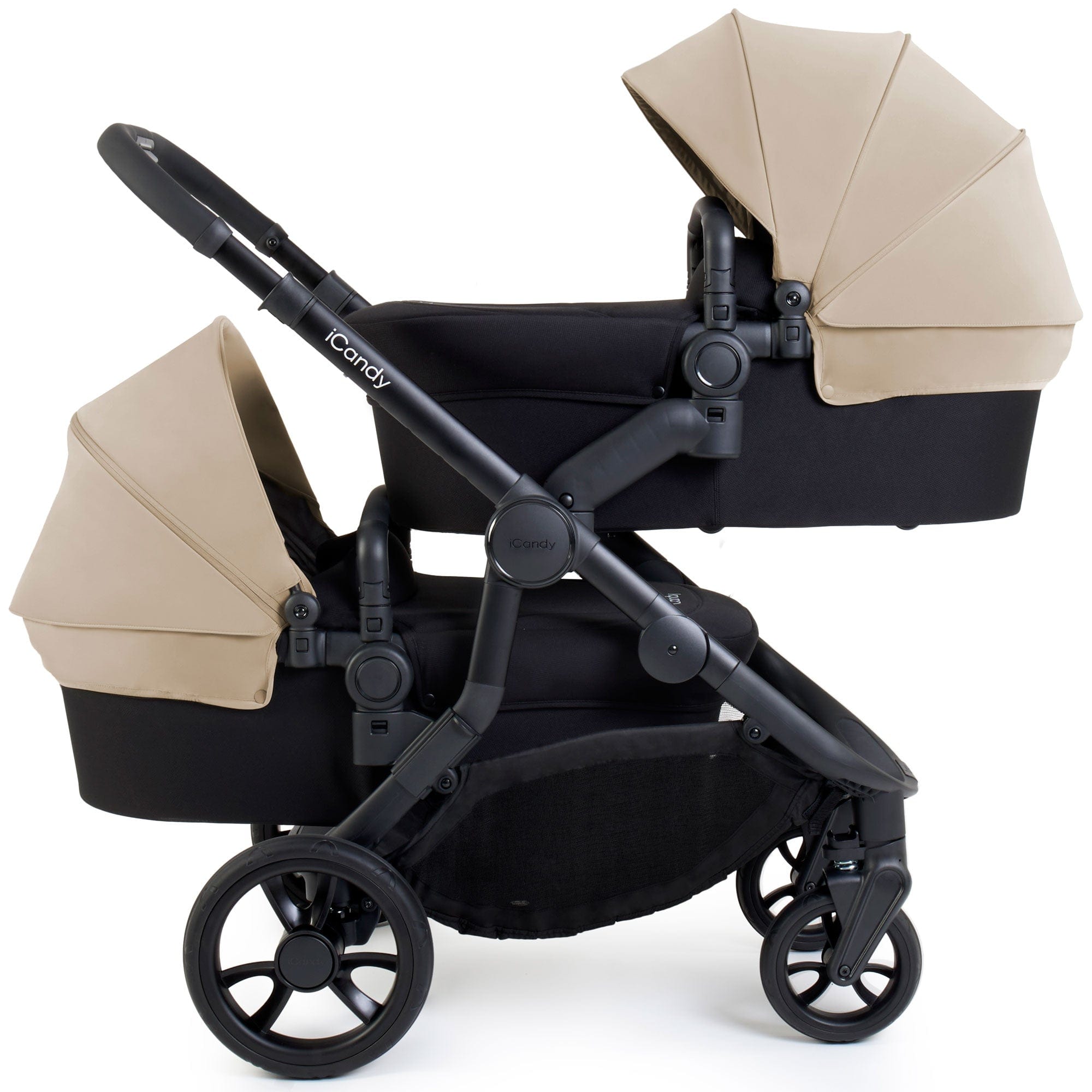 iCandy Orange 4 Twin Cybex Travel System in Latte
