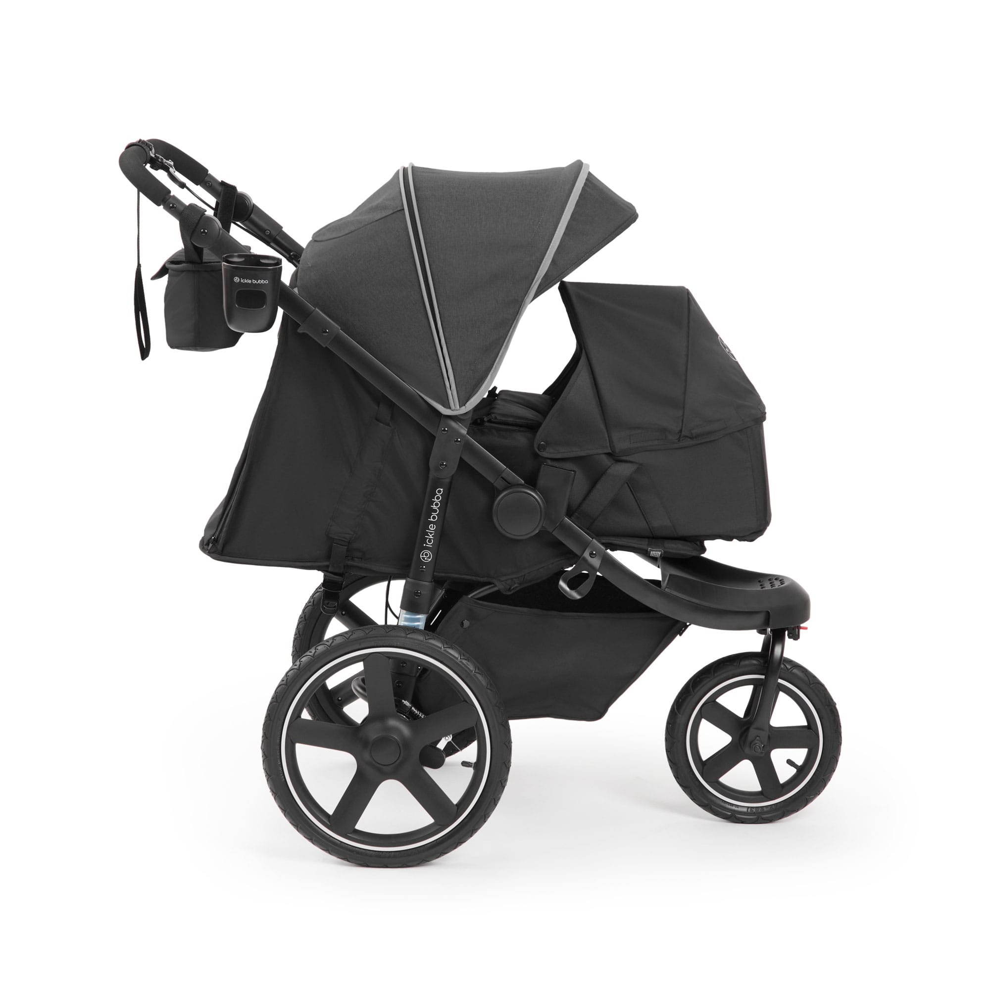 Ickle Bubba Venus Jogger Pro Prime Stroller - Charcoal Grey 3 Wheelers 18-005-300-148 5056515036565