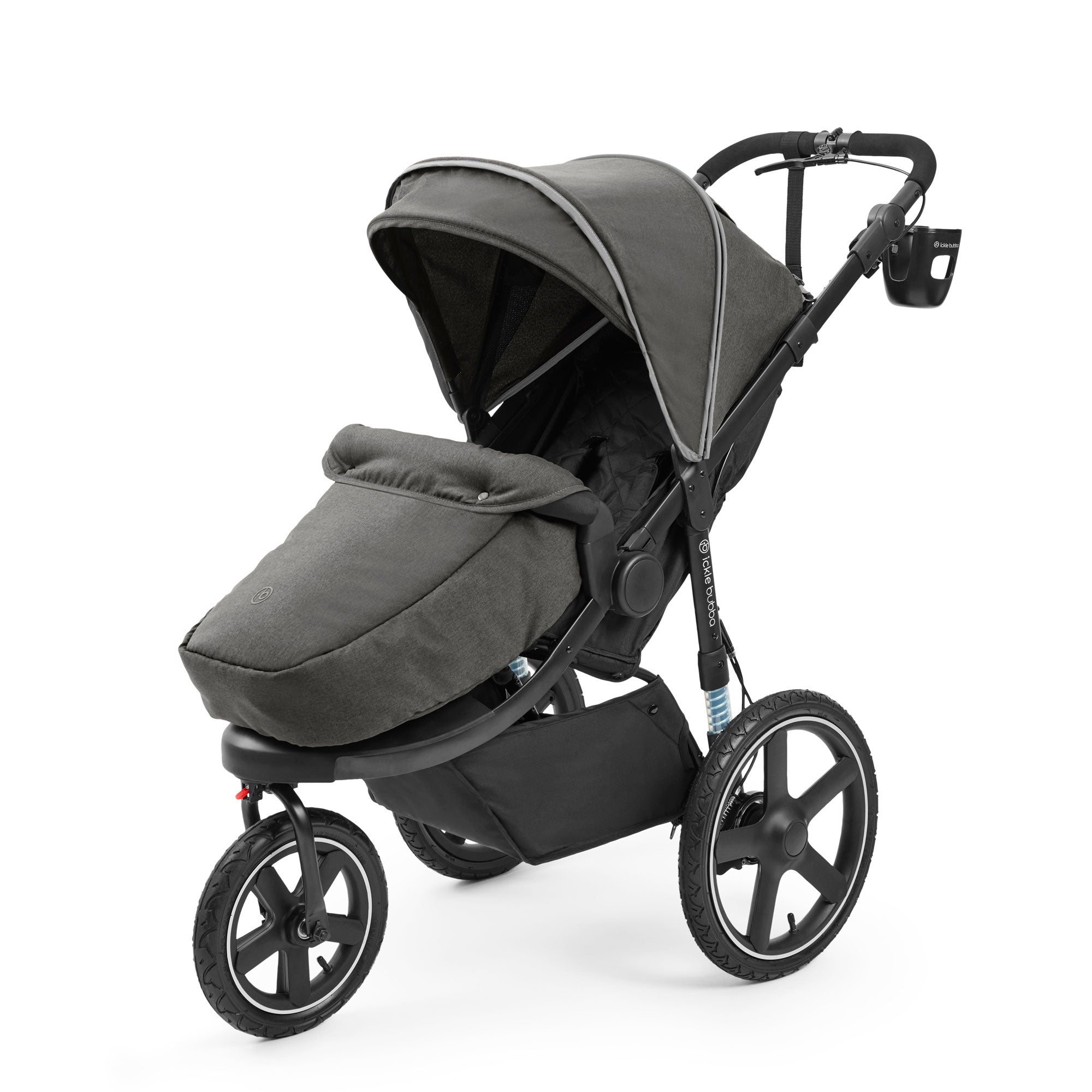 Ickle Bubba Venus Jogger Pro Prime Stroller - Charcoal Grey 3 Wheelers 18-005-300-148 5056515036565