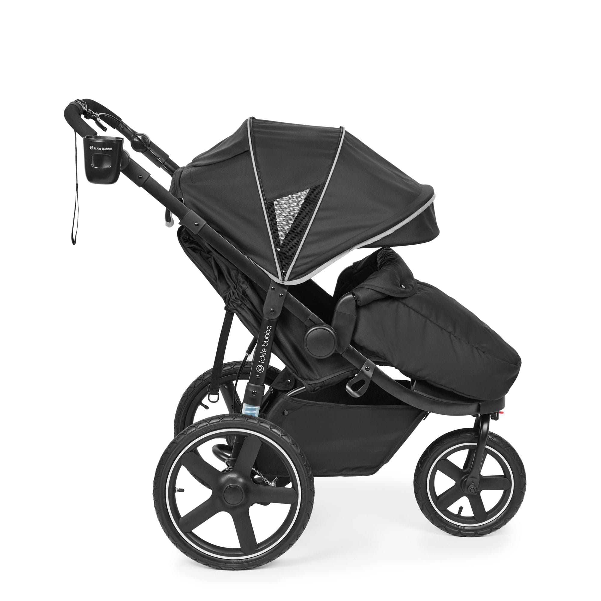 Ickle Bubba Venus Jogger Pro Prime Stroller - Midnight 3 Wheelers 18-005-300-038 5056515036558