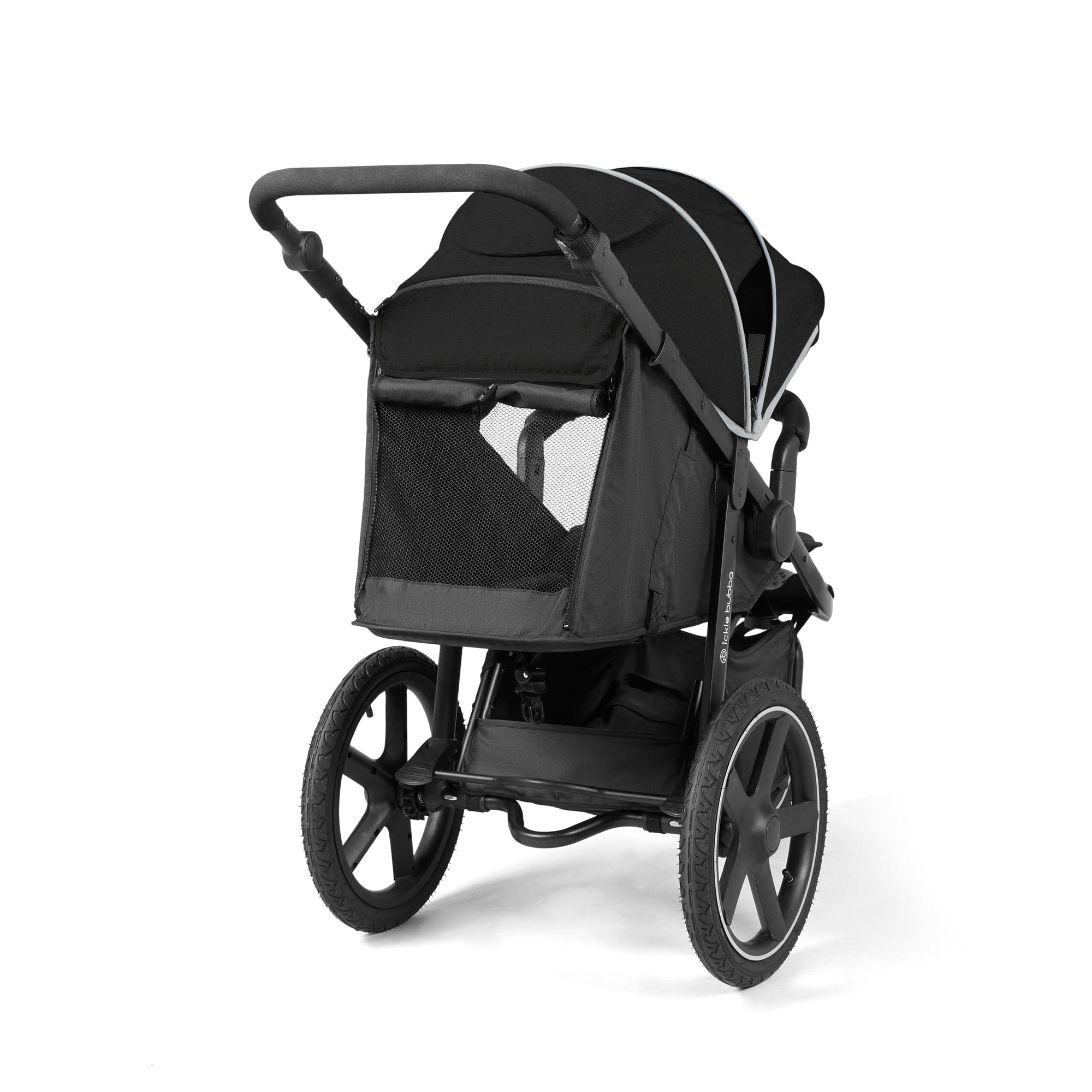 Ickle Bubba Venus Prime Jogger Stroller in Black/Black 3 Wheelers 18-004-300-001 5056515033663