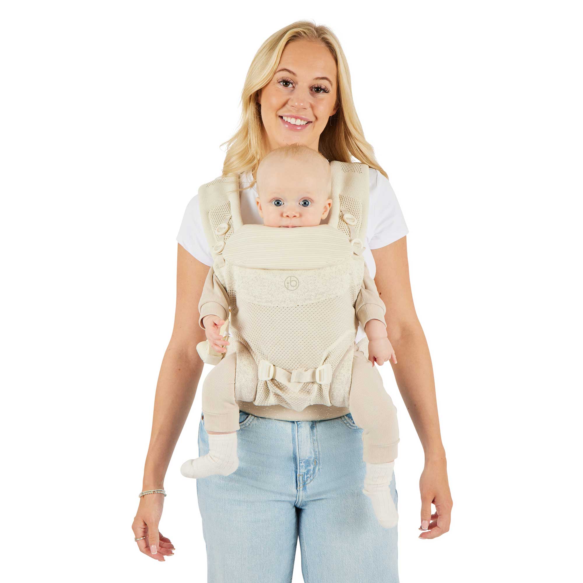 Ickle Bubba Seren Baby Carrier in Stone Baby Carriers 27-007-100-081 5056515015317