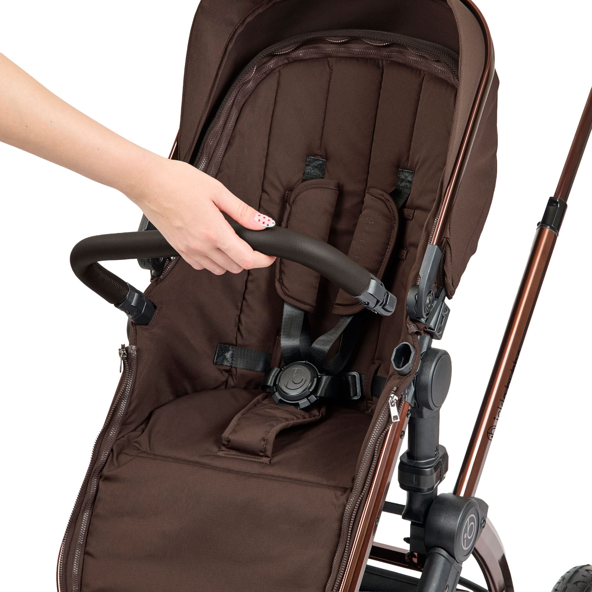 Ickle Bubba Stomp Luxe Elements Edition 12 Piece Pram in Chestnut Baby Prams 10-014-000-169 5056515038033