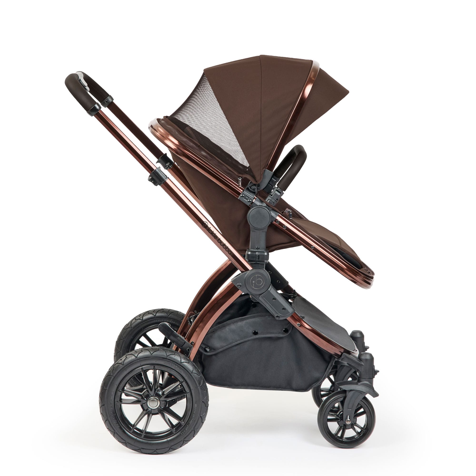 Ickle Bubba Stomp Luxe Elements Edition 12 Piece Pram in Chestnut Baby Prams 10-014-000-169 5056515038033