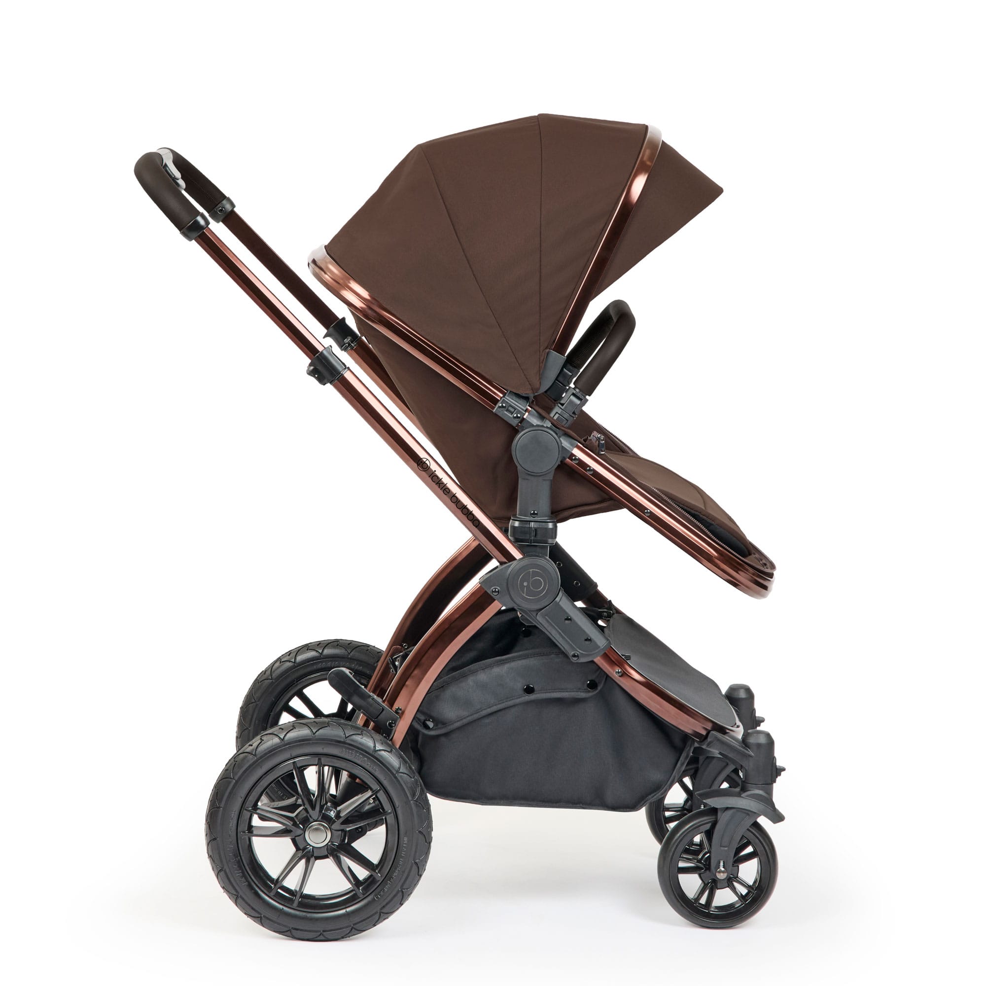 Ickle Bubba Stomp Luxe Elements Edition 12 Piece Pram in Chestnut Baby Prams 10-014-000-169 5056515038033