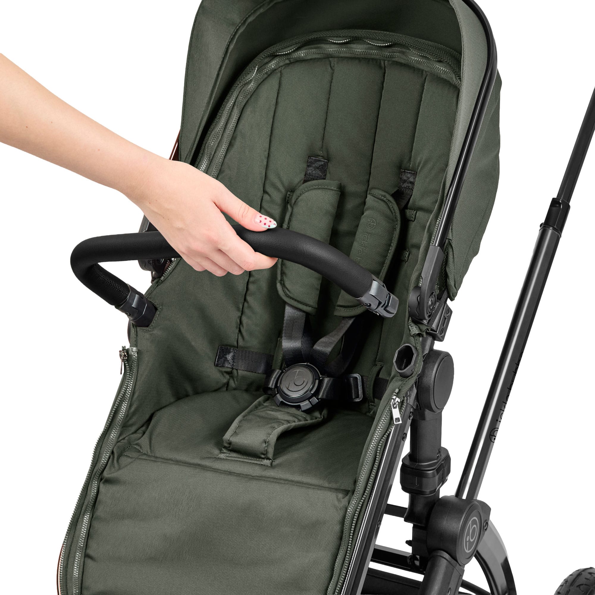 Ickle Bubba Stomp Luxe Elements Edition 12 Piece Pram in Forest Baby Prams 10-014-000-170 5056515038040
