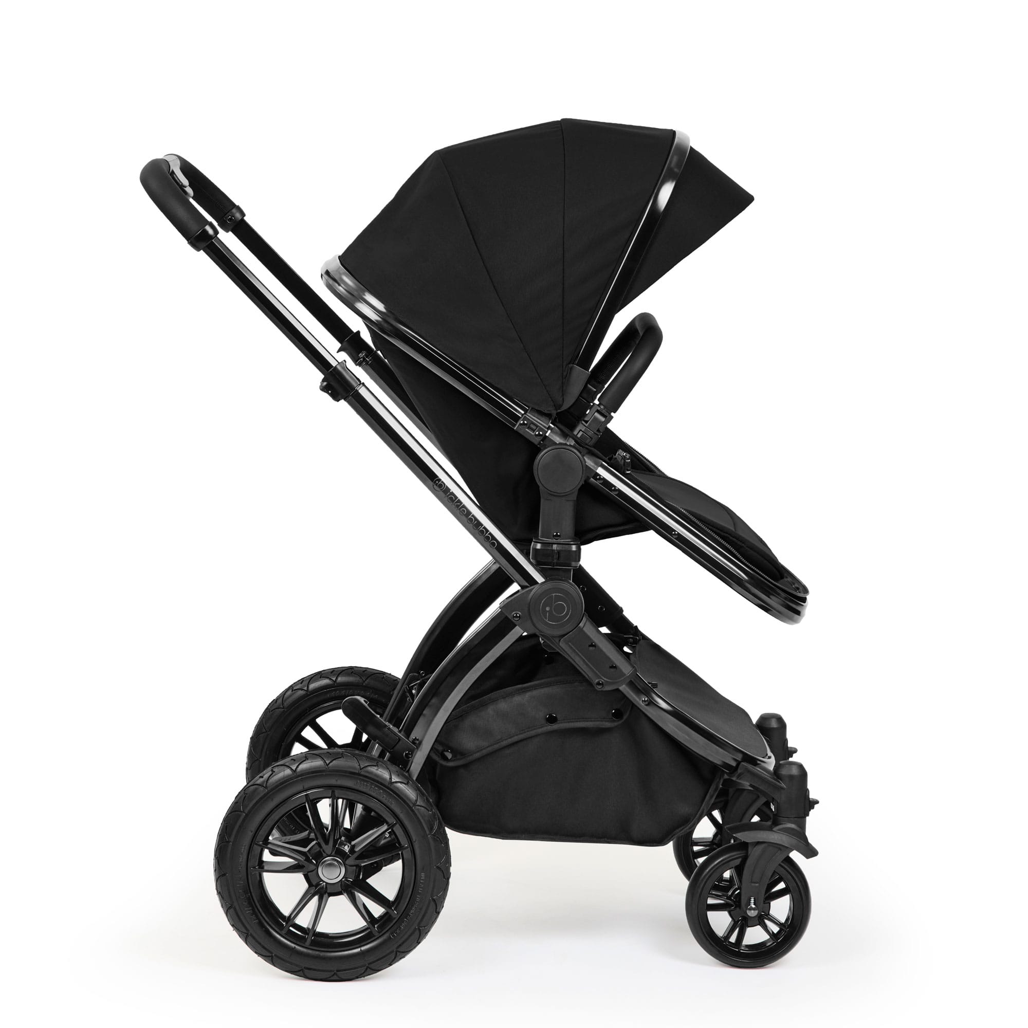 Ickle Bubba Stomp Luxe Elements Edition 12 Piece Pram in Raven Baby Prams 10-014-000-168 5056515038026