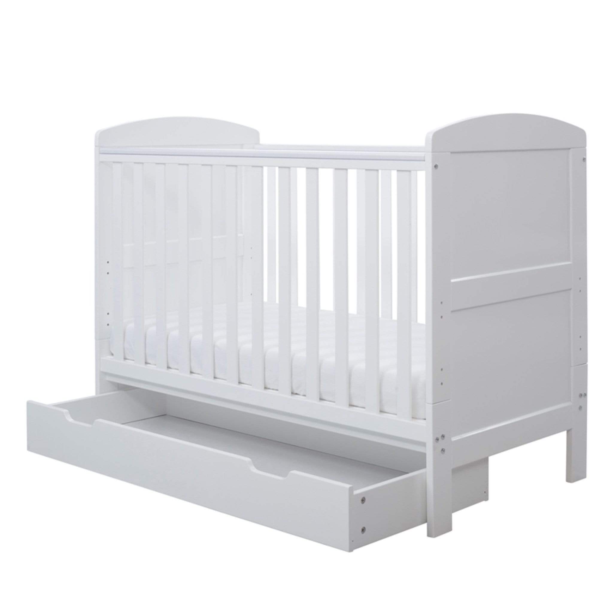 Ickle Bubba Coleby Mini 2 Piece Furniture Seat White Cot Beds