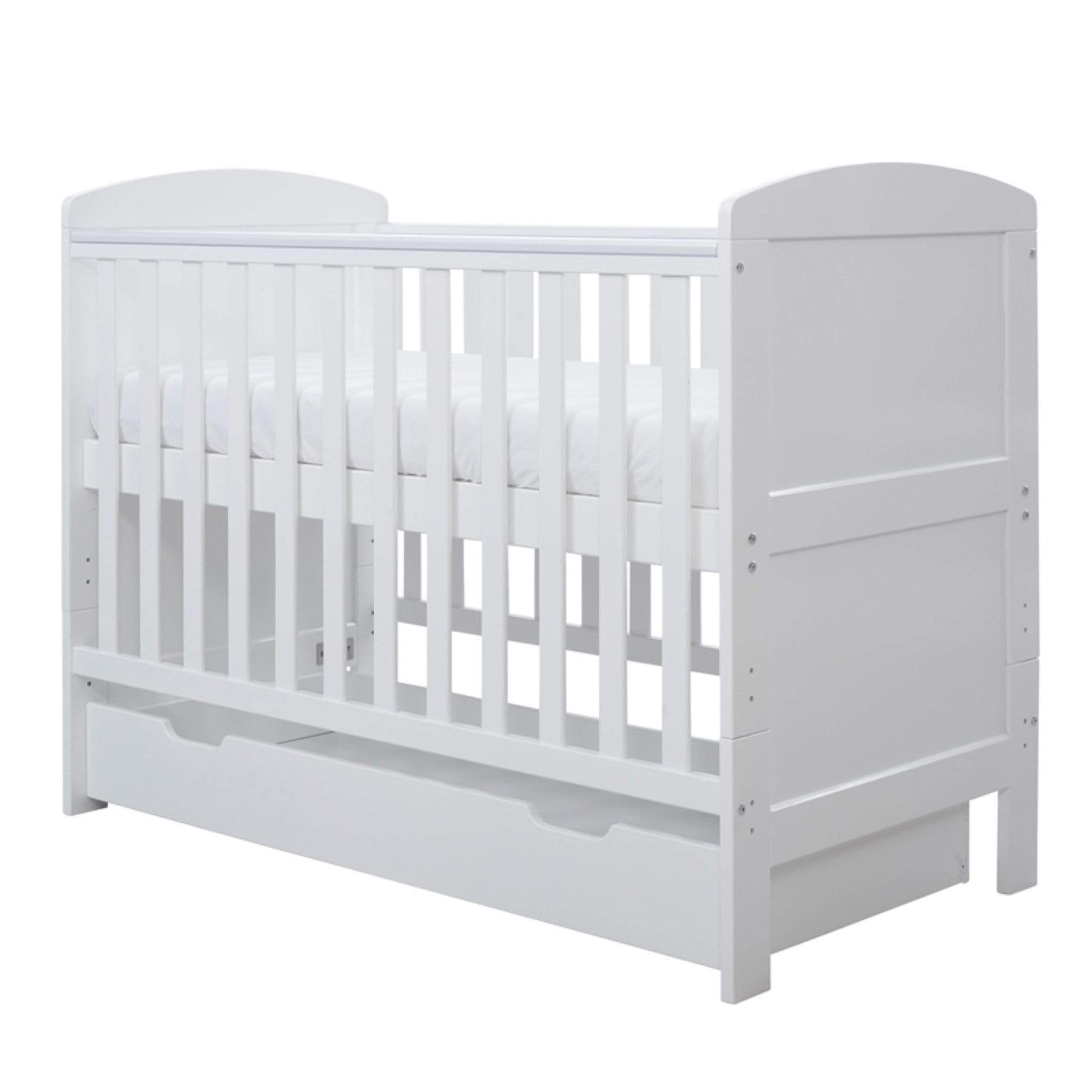 Ickle Bubba Coleby Mini 2 Piece Furniture Seat White Cot Beds