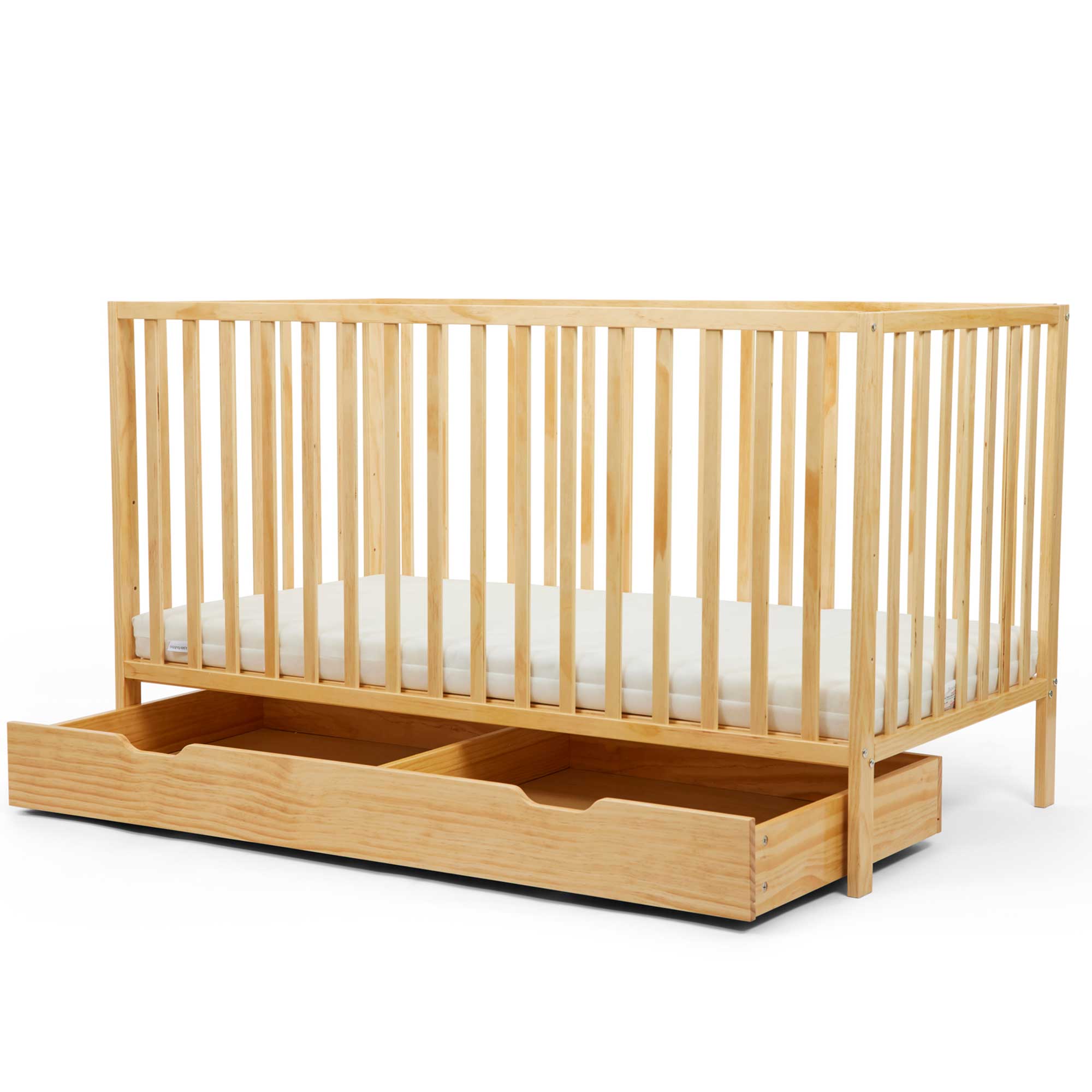 Ickle Bubba Hartley Classic Cot & Under Drawer in Pine Cots