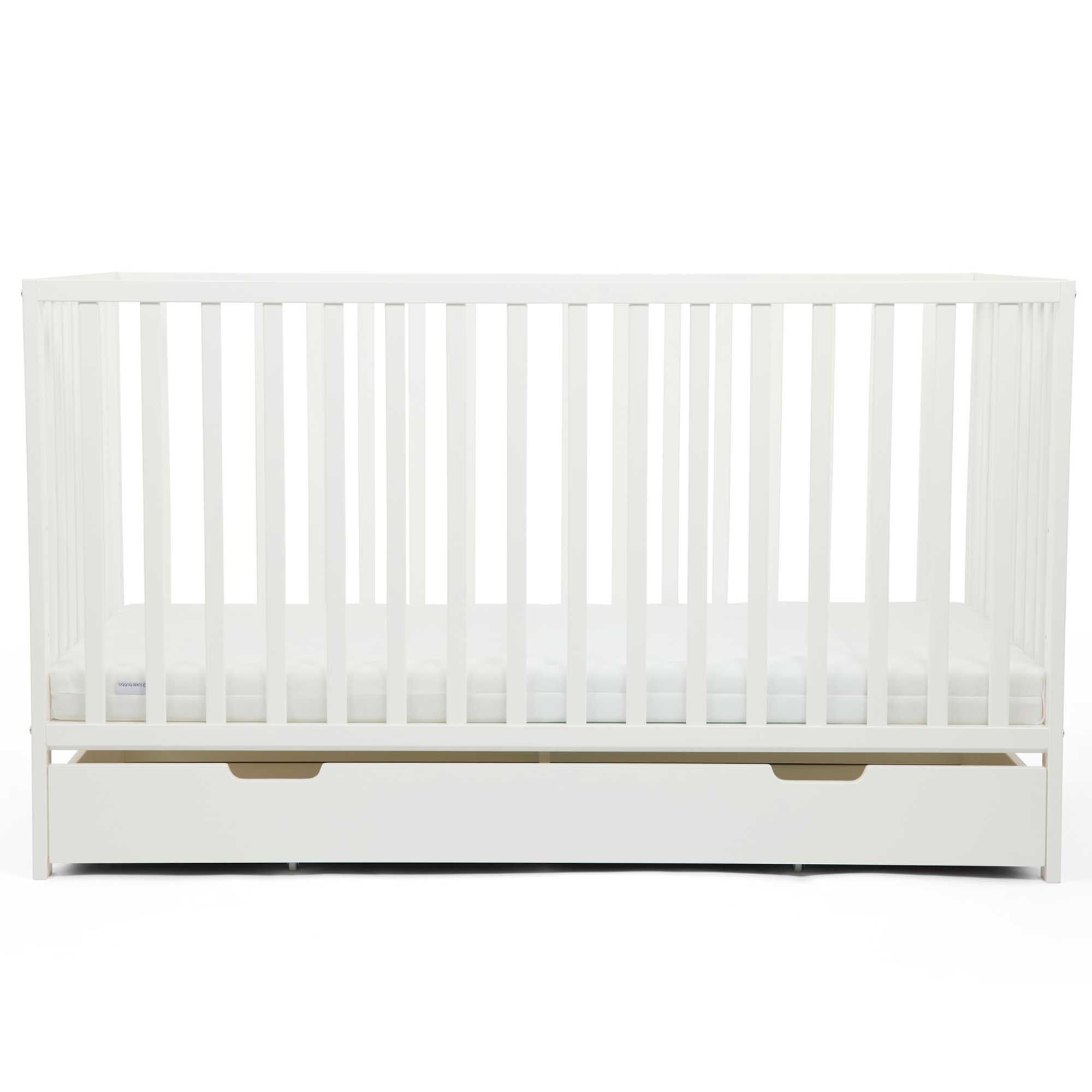 Ickle Bubba Hartley Classic Cot & Under Drawer in White Cots