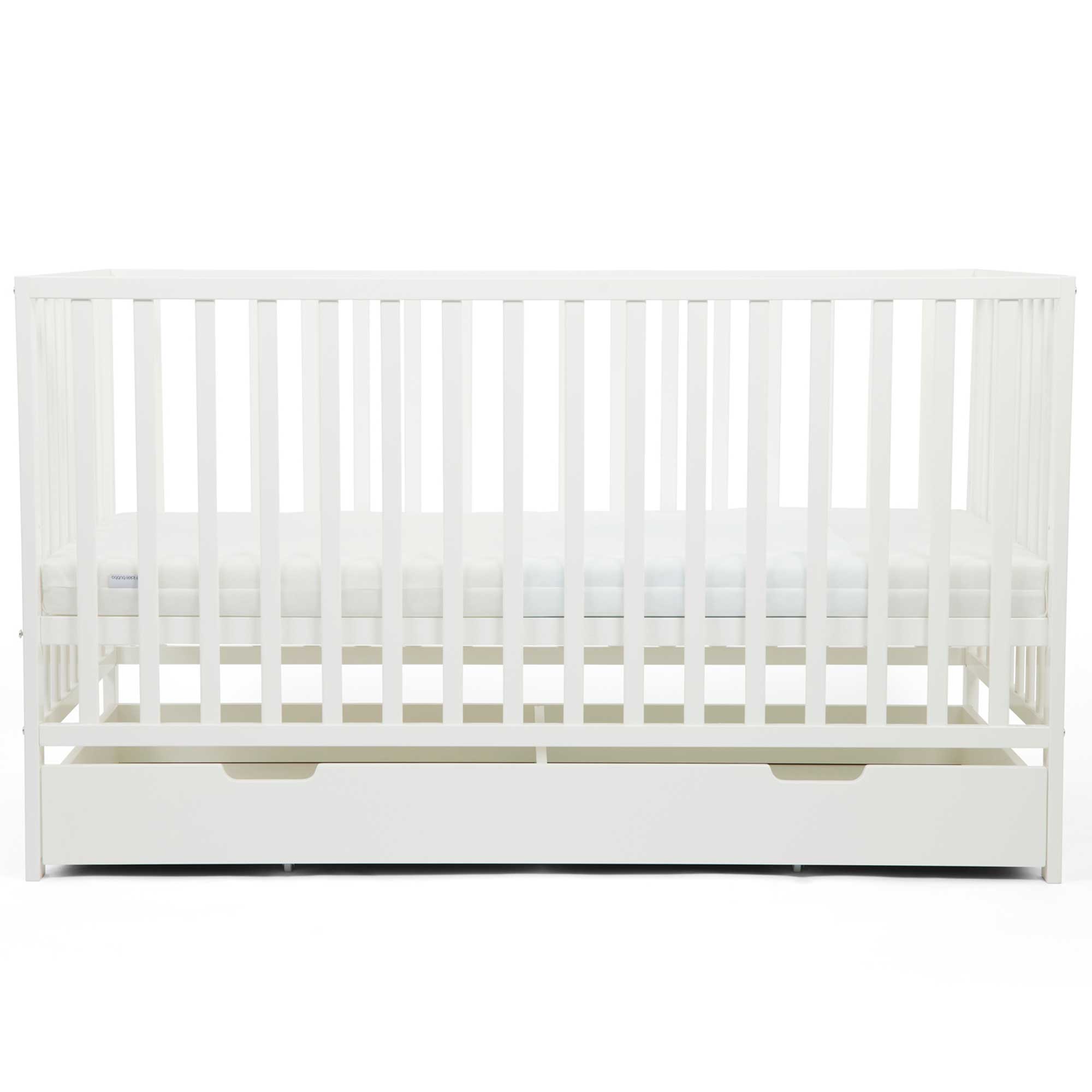 Ickle Bubba Hartley Classic Cot & Under Drawer in White Cots