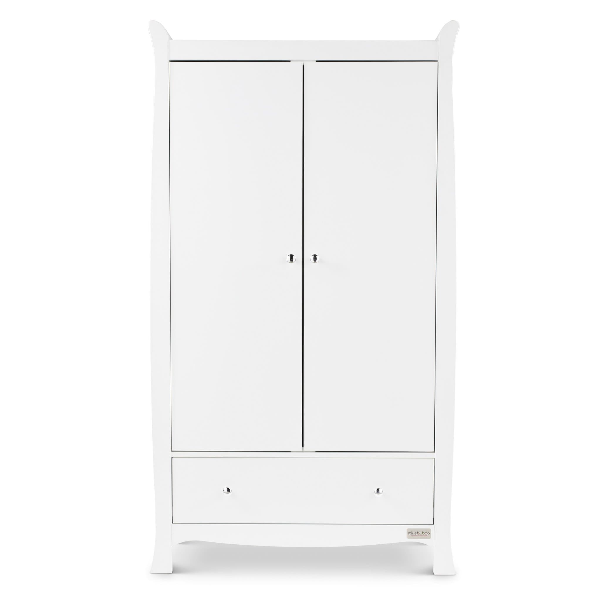 Ickle Bubba Snowdon 4 in 1 Mini 3 Piece Furniture Set - White Nursery Room Sets