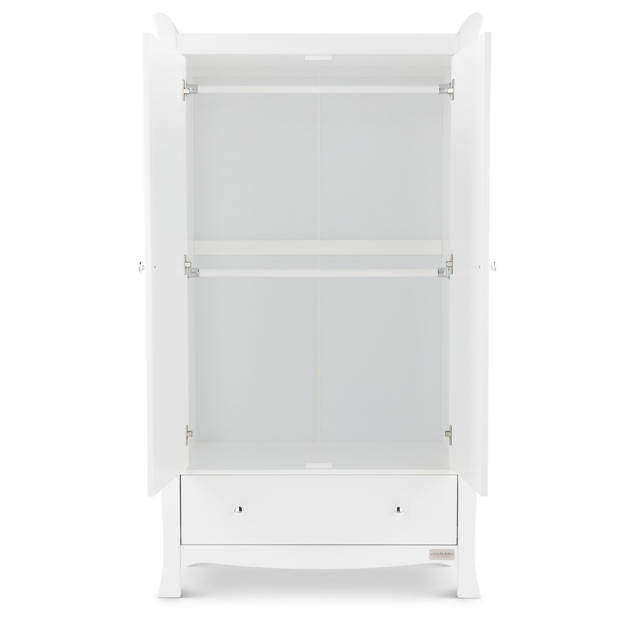 Ickle Bubba Snowdon 4 in 1 Mini 3 Piece Furniture Set - White Nursery Room Sets