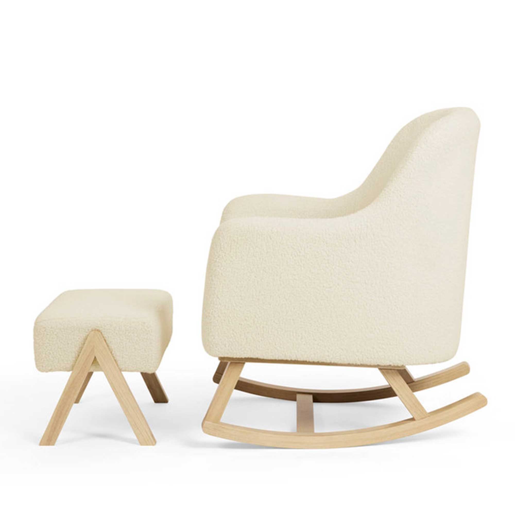 Ickle Bubba Roxby Nursery Chair and Stool in Cloud Nursing Chairs 48-012-000-805 5056515014358