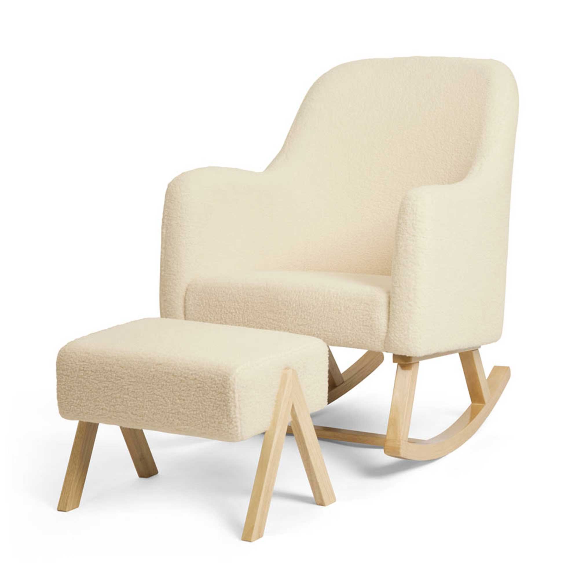 Ickle Bubba Roxby Nursery Chair and Stool in Cloud Nursing Chairs 48-012-000-805 5056515014358