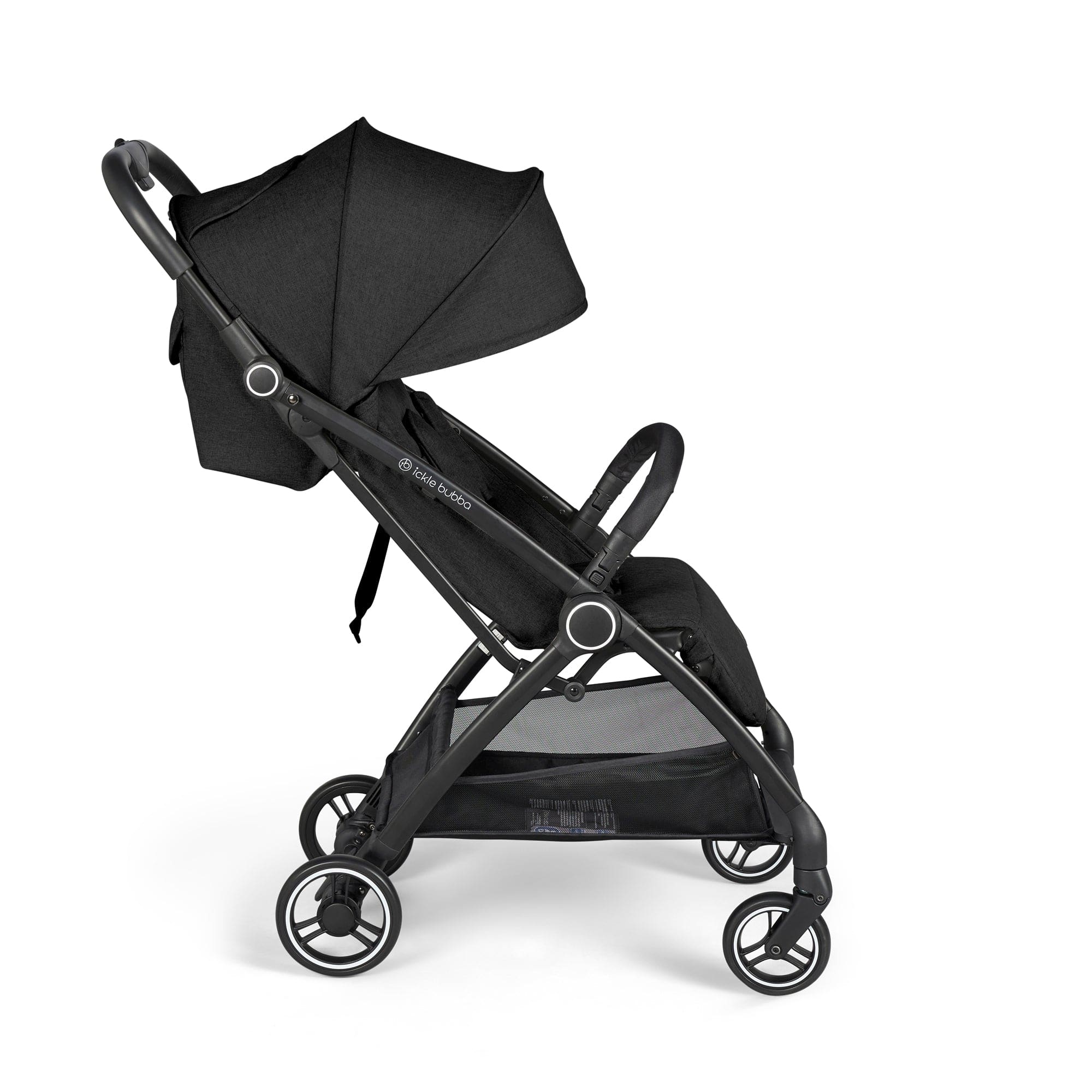 Ickle Bubba Aries Autofold Stroller in Black Pushchairs & Buggies 15-005-100-001 5056515030655