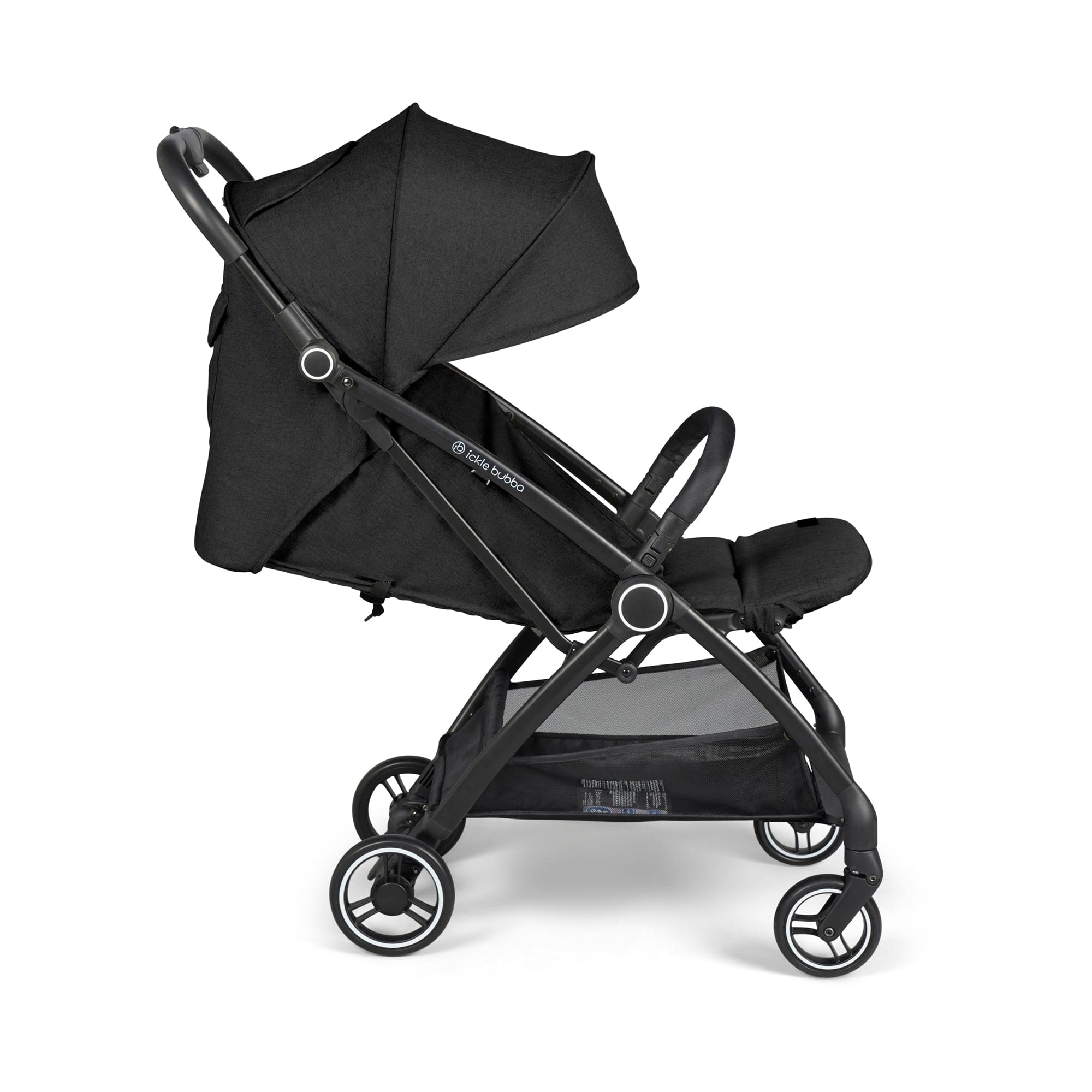 Ickle Bubba Aries Autofold Stroller in Black Pushchairs & Buggies 15-005-100-001 5056515030655
