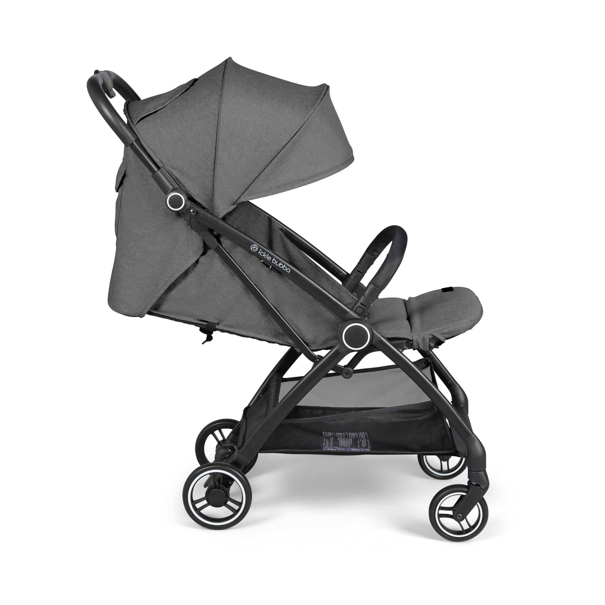 Ickle Bubba Aries Max Autofold Stroller in Graphite Grey Pushchairs & Buggies 15-005-200-068 5056515031263