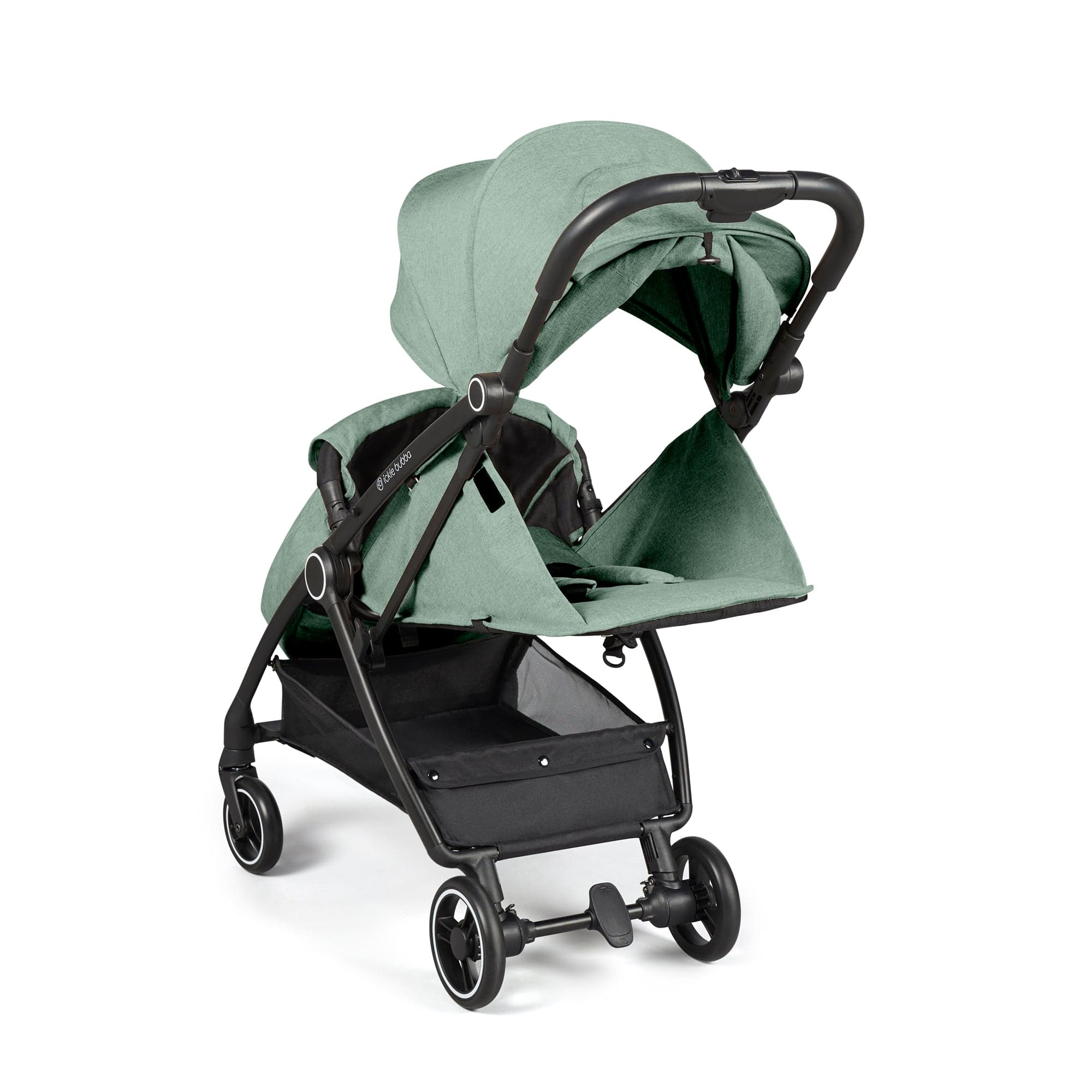 Ickle Bubba Aries Max Autofold Stroller in Sage Green Pushchairs & Buggies 15-005-200-152 5056515031270