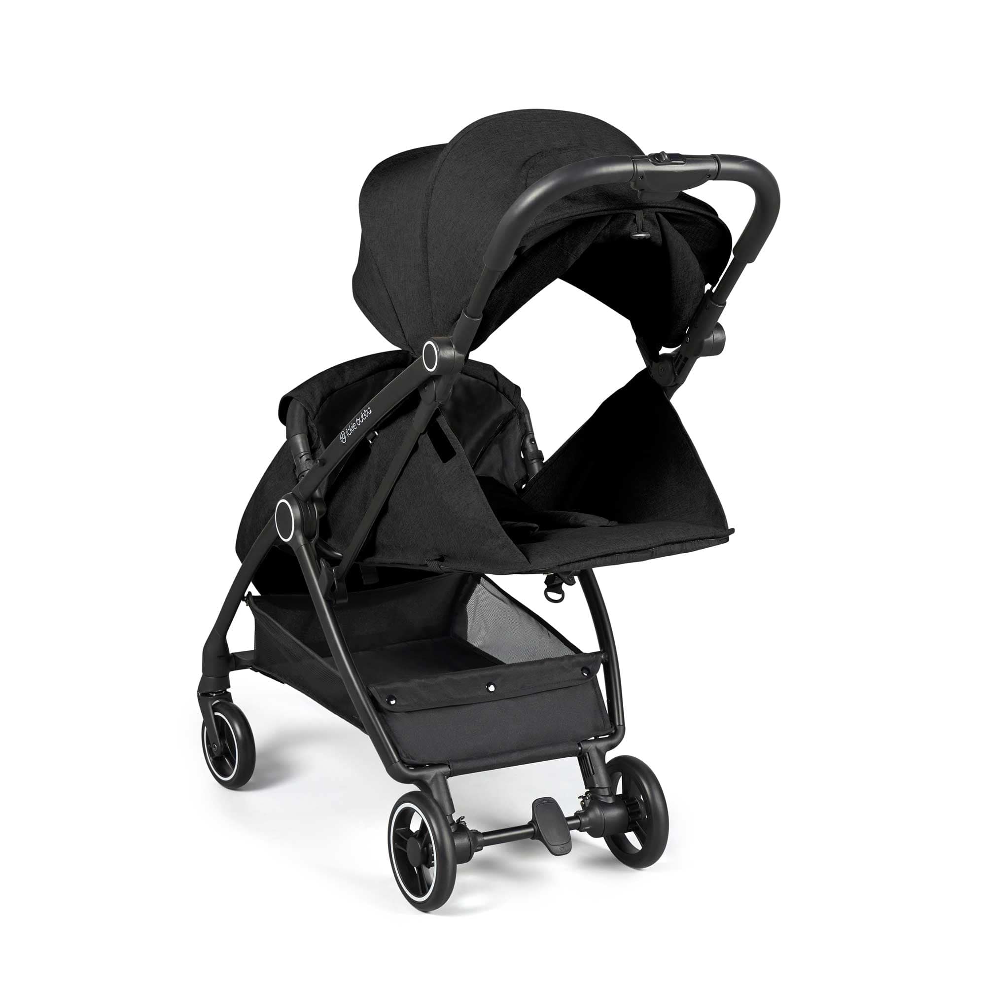 Ickle Bubba Aries Prime Autofold Stroller in Black Pushchairs & Buggies 15-005-300-001 5056515030648