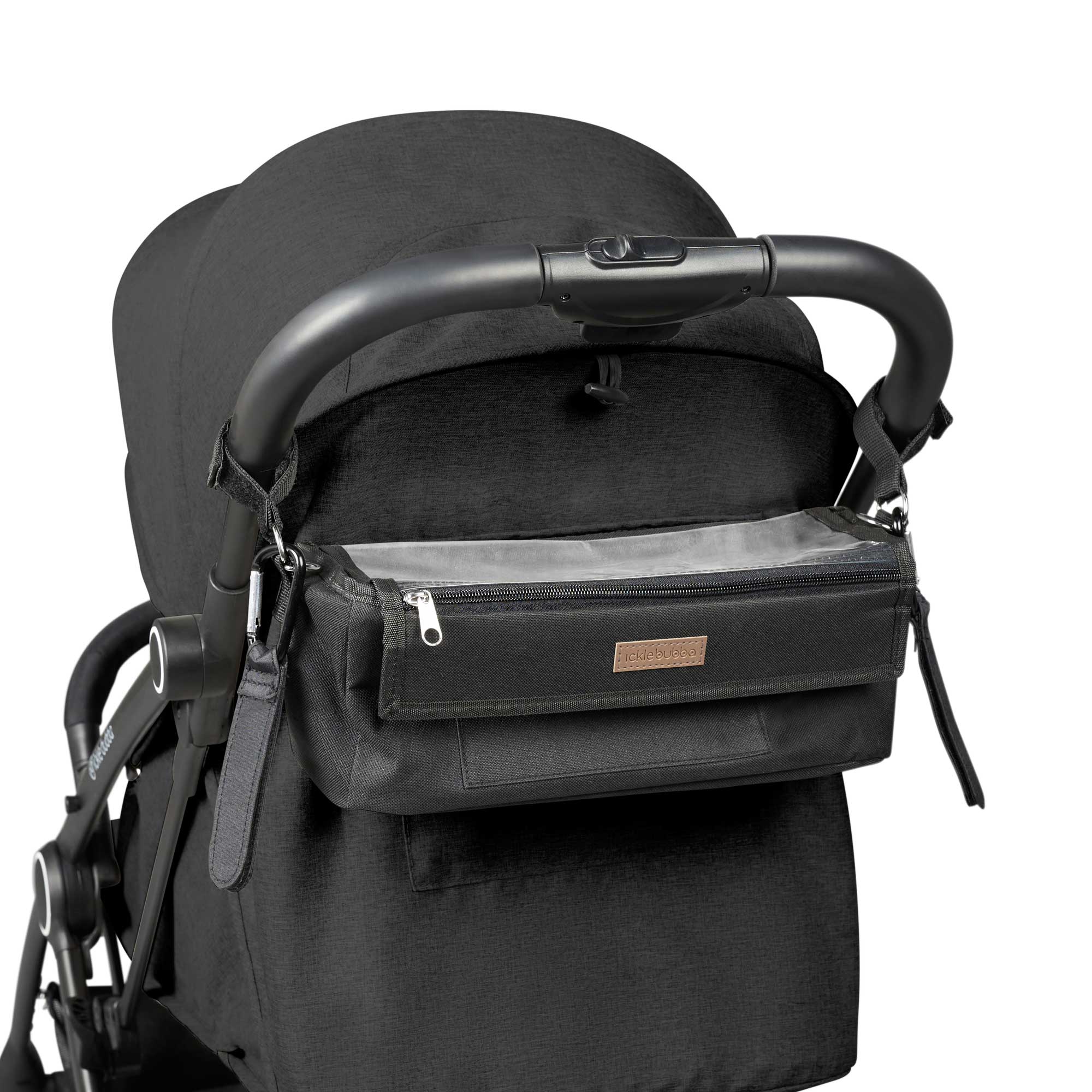 Ickle Bubba Aries Prime Autofold Stroller in Black Pushchairs & Buggies 15-005-300-001 5056515030648