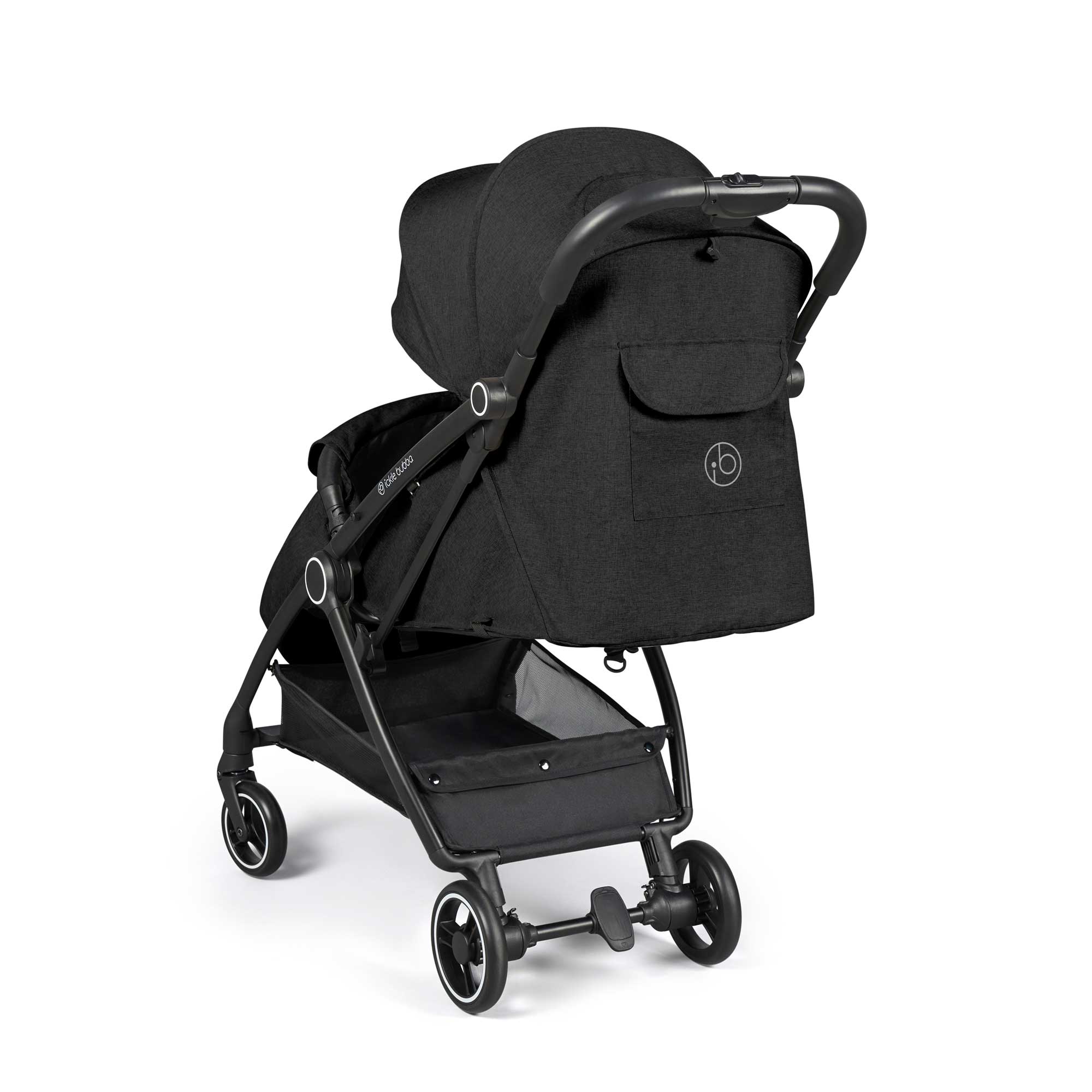 Ickle Bubba Aries Prime Autofold Stroller in Black Pushchairs & Buggies 15-005-300-001 5056515030648