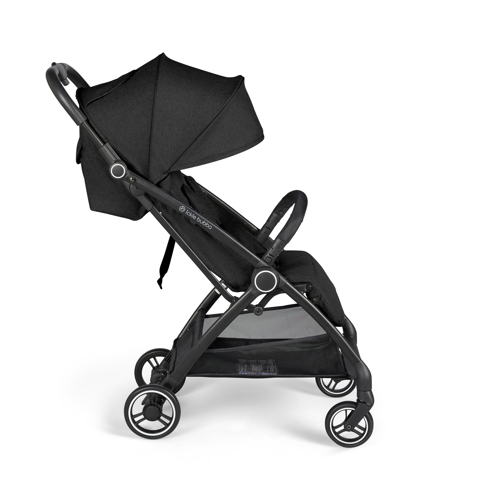 Ickle Bubba Aries Prime Autofold Stroller in Black Pushchairs & Buggies 15-005-300-001 5056515030648