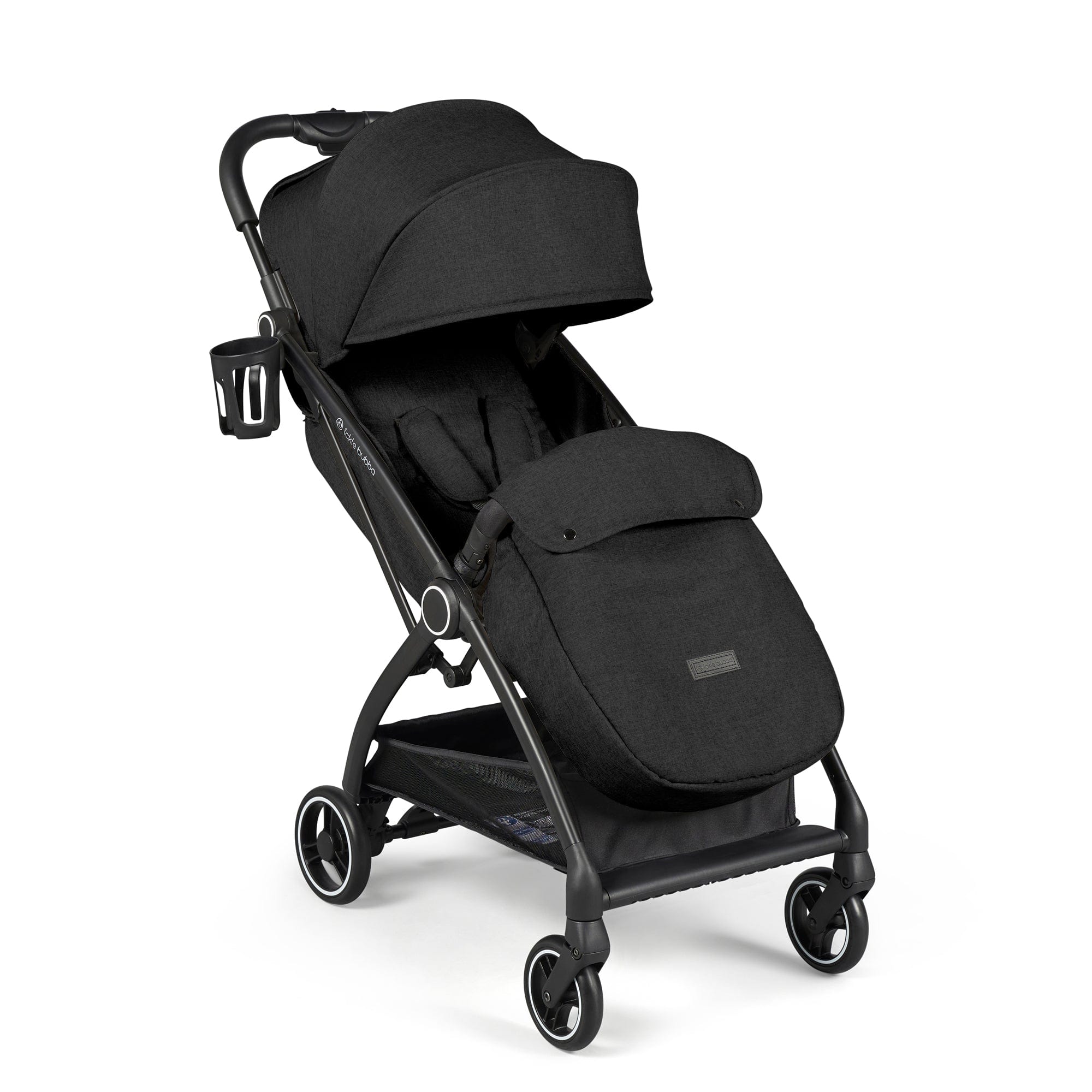 Ickle Bubba Aries Prime Autofold Stroller in Black Pushchairs & Buggies 15-005-300-001 5056515030648