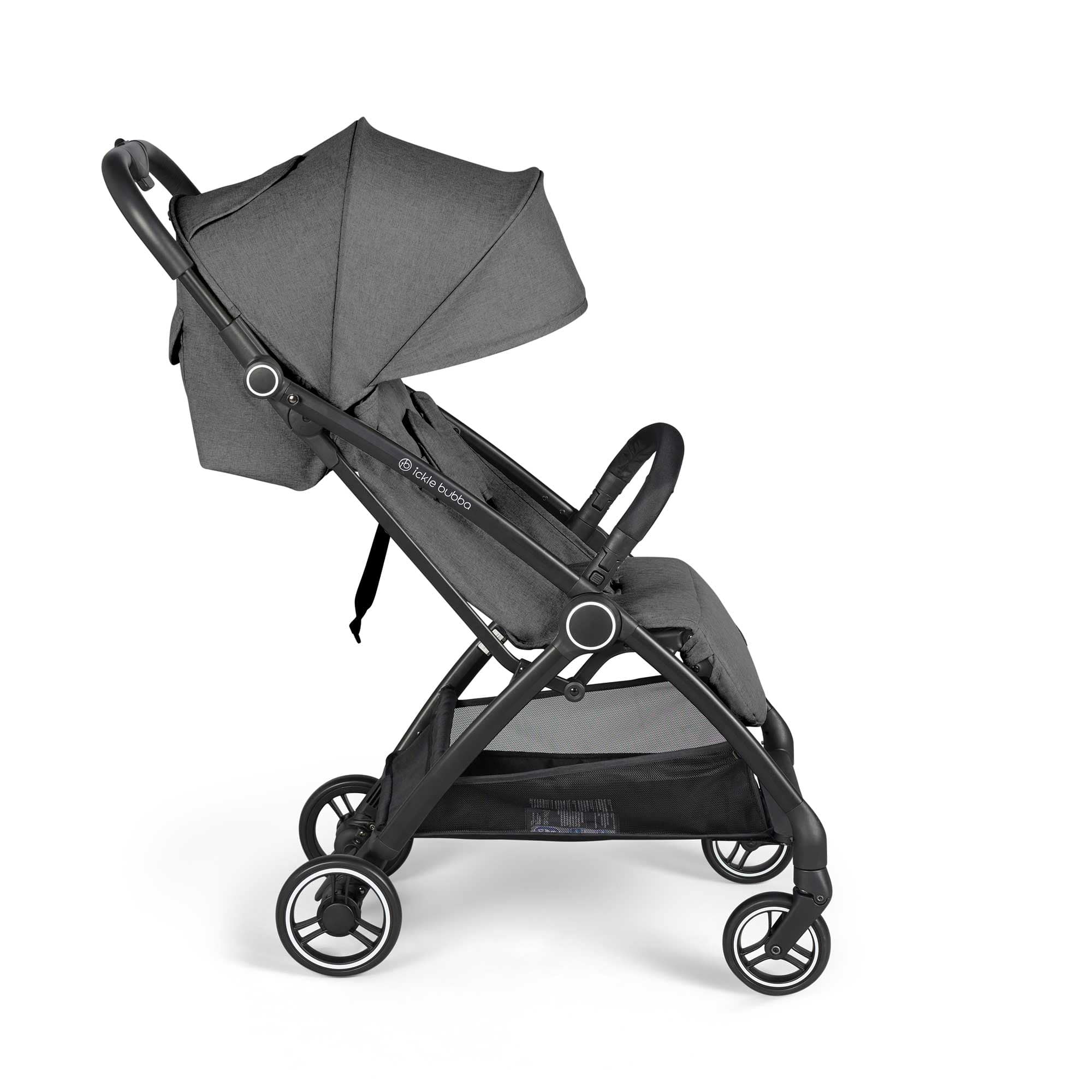 Ickle Bubba Aries Prime Autofold Stroller in Graphite Grey Pushchairs & Buggies 15-005-300-068 5056515031294