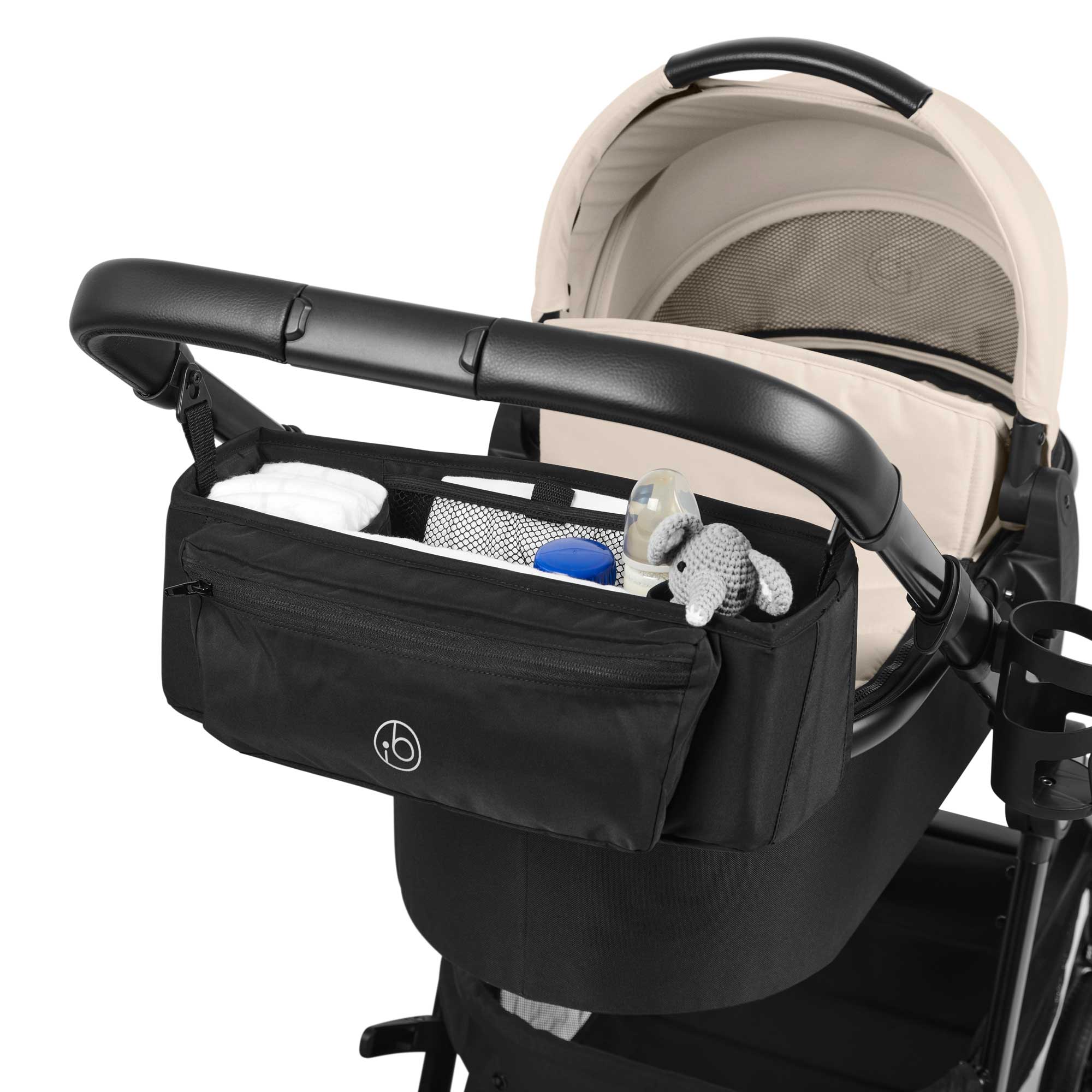 Ickle Bubba Virgo 2 in 1  Pushchair in Black/Stone/Black Pushchairs & Buggies 12-001-000-163 5056515034837