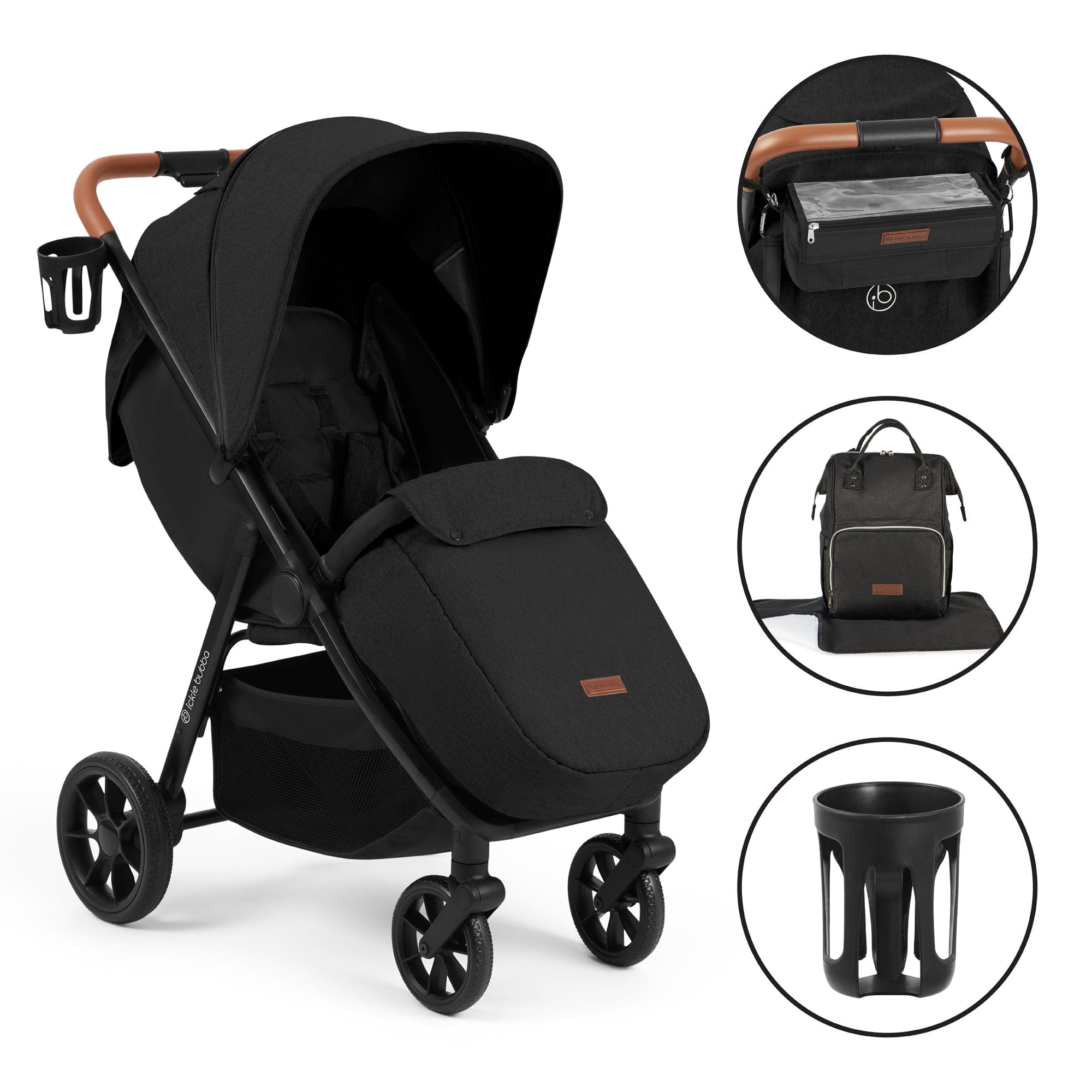 STOMP STRIDE PRIME STROLLER in Midnight Pushchairs & Buggies 15-006-300-038 5056515033915