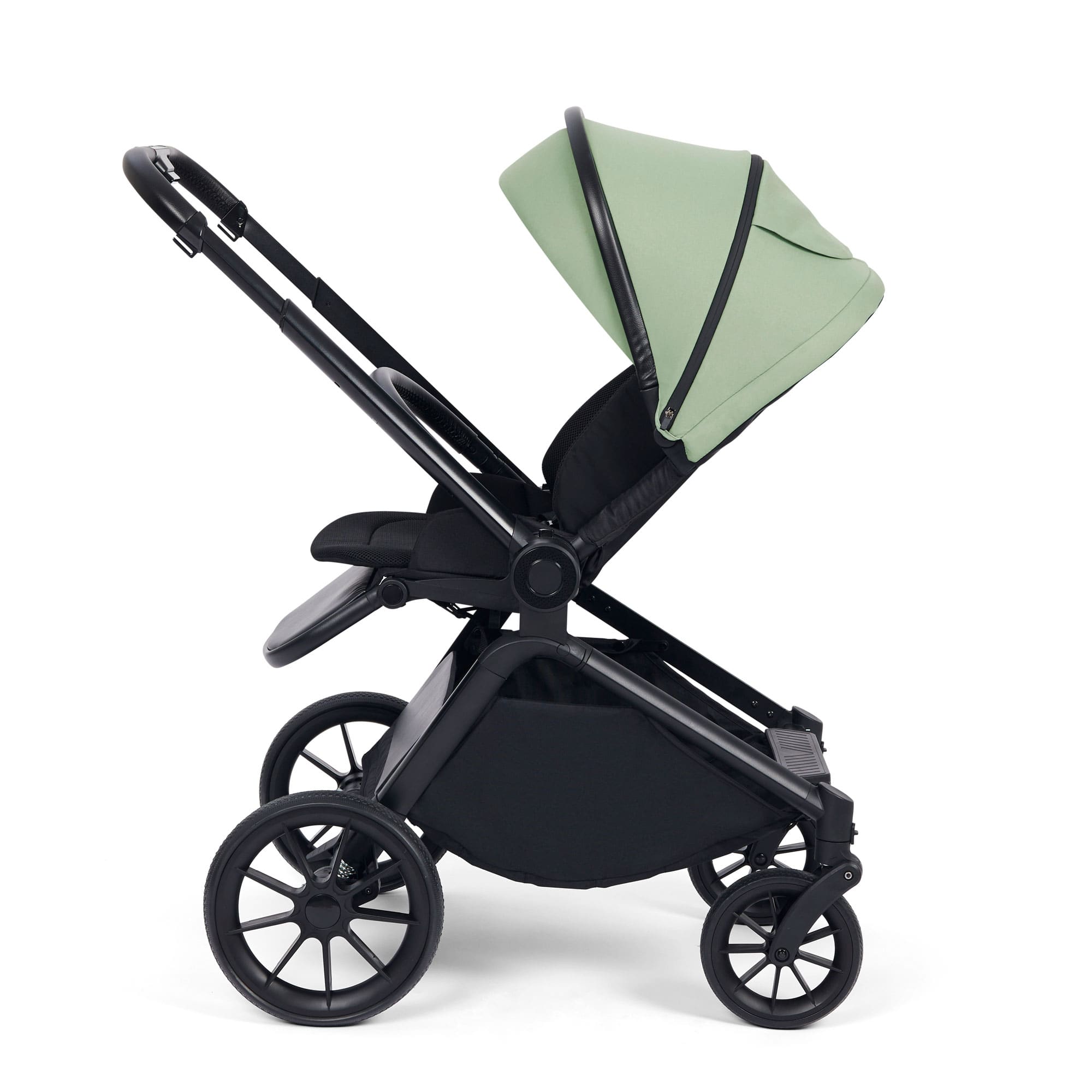 Ickle Bubba Altima 12 Piece Travel System with i-Size Nimbus Car Seat & Spin Isofix Base in Sage Green Travel Systems 10-012-330-152 5056515016697