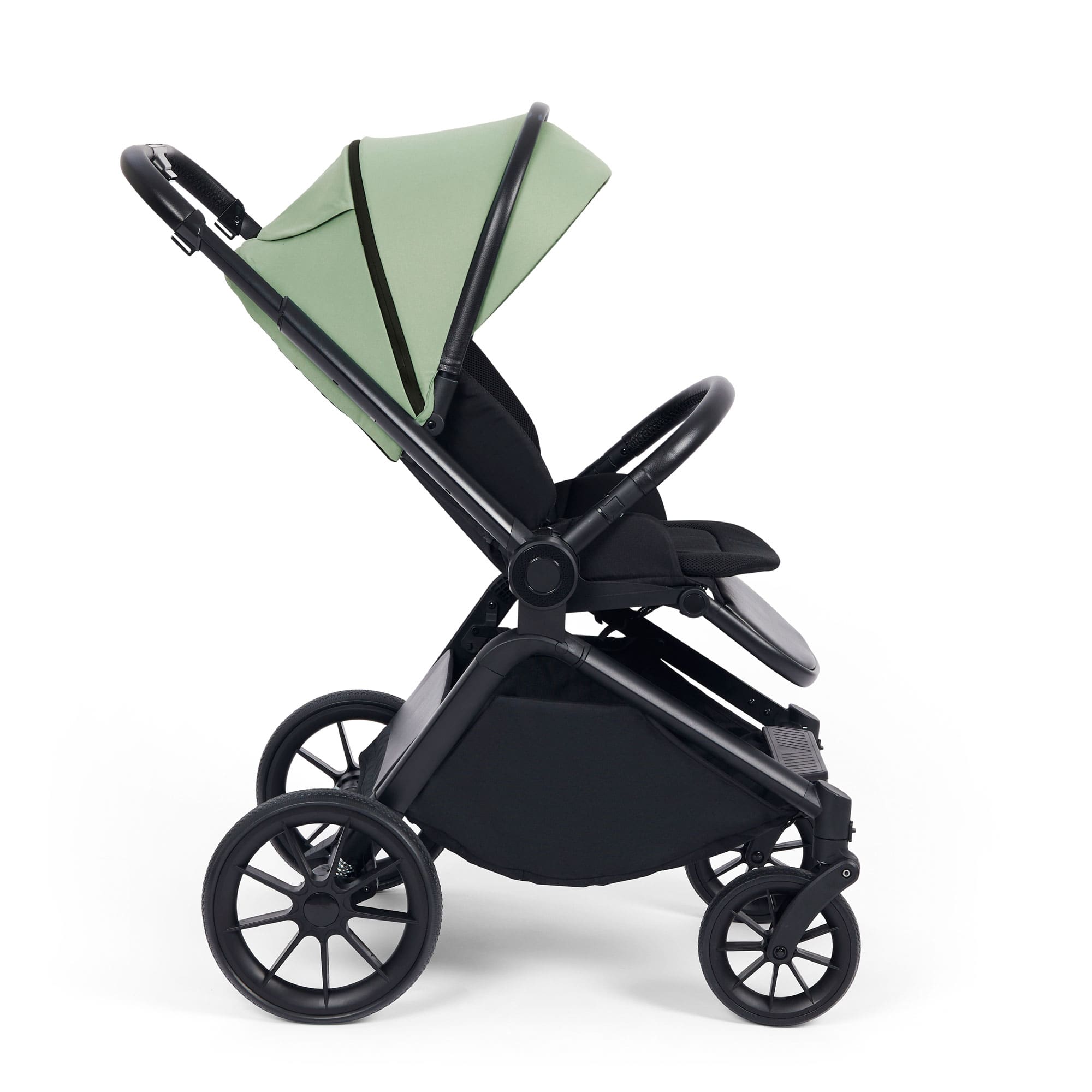 Ickle Bubba Altima 12 Piece Travel System with i-Size Nimbus Car Seat & Spin Isofix Base in Sage Green Travel Systems 10-012-330-152 5056515016697