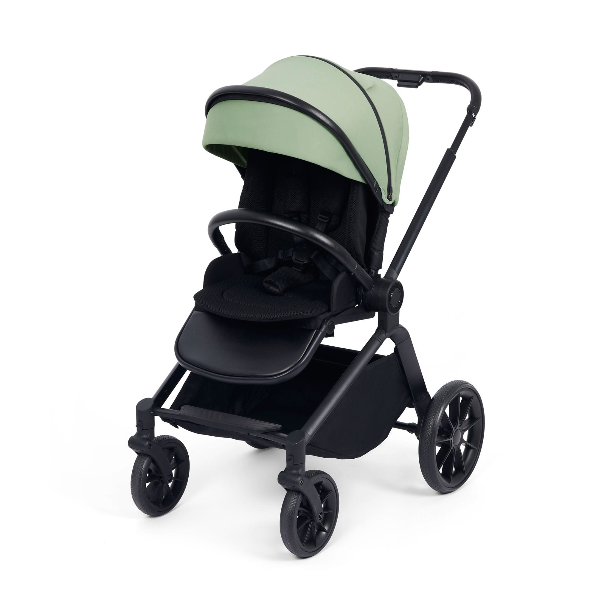 Ickle Bubba Altima 12 Piece Travel System with i-Size Nimbus Car Seat & Spin Isofix Base in Sage Green Travel Systems 10-012-330-152 5056515016697