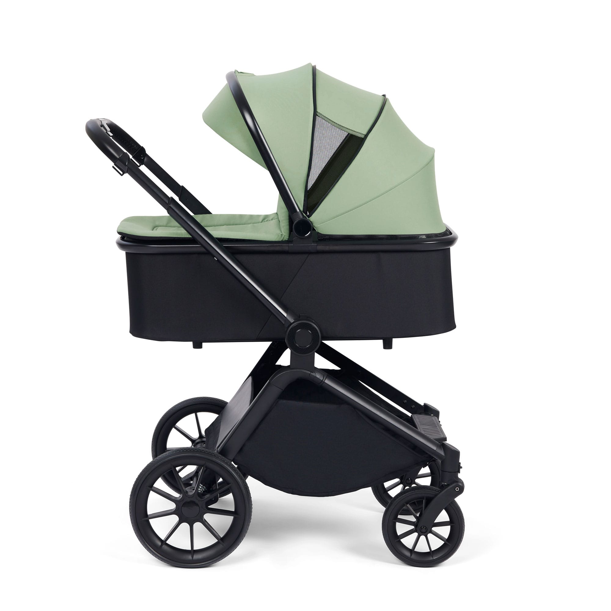 Ickle Bubba Altima 12 Piece Travel System with i-Size Nimbus Car Seat & Spin Isofix Base in Sage Green Travel Systems 10-012-330-152 5056515016697