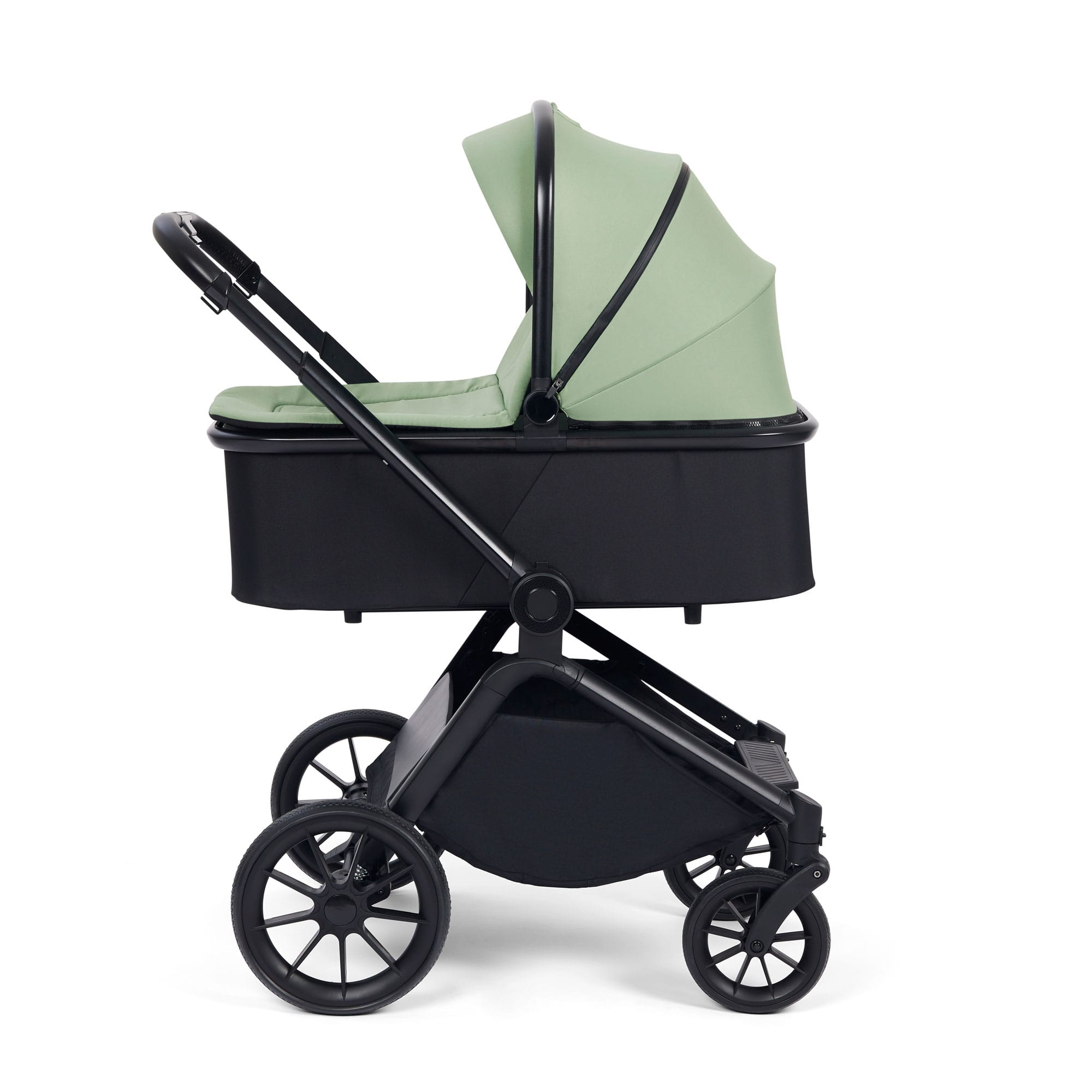 Ickle Bubba Altima 12 Piece Travel System with i-Size Nimbus Car Seat & Spin Isofix Base in Sage Green Travel Systems 10-012-330-152 5056515016697