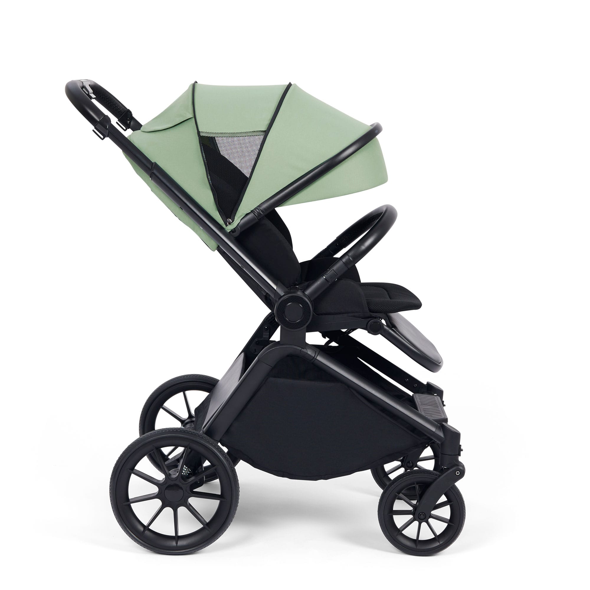 Ickle Bubba Altima 12 Piece Travel System with Maxi-Cosi Cabriofix i-Size Car Seat & Isofix Base in Sage Green Travel Systems 10-012-360-152 5056515019544