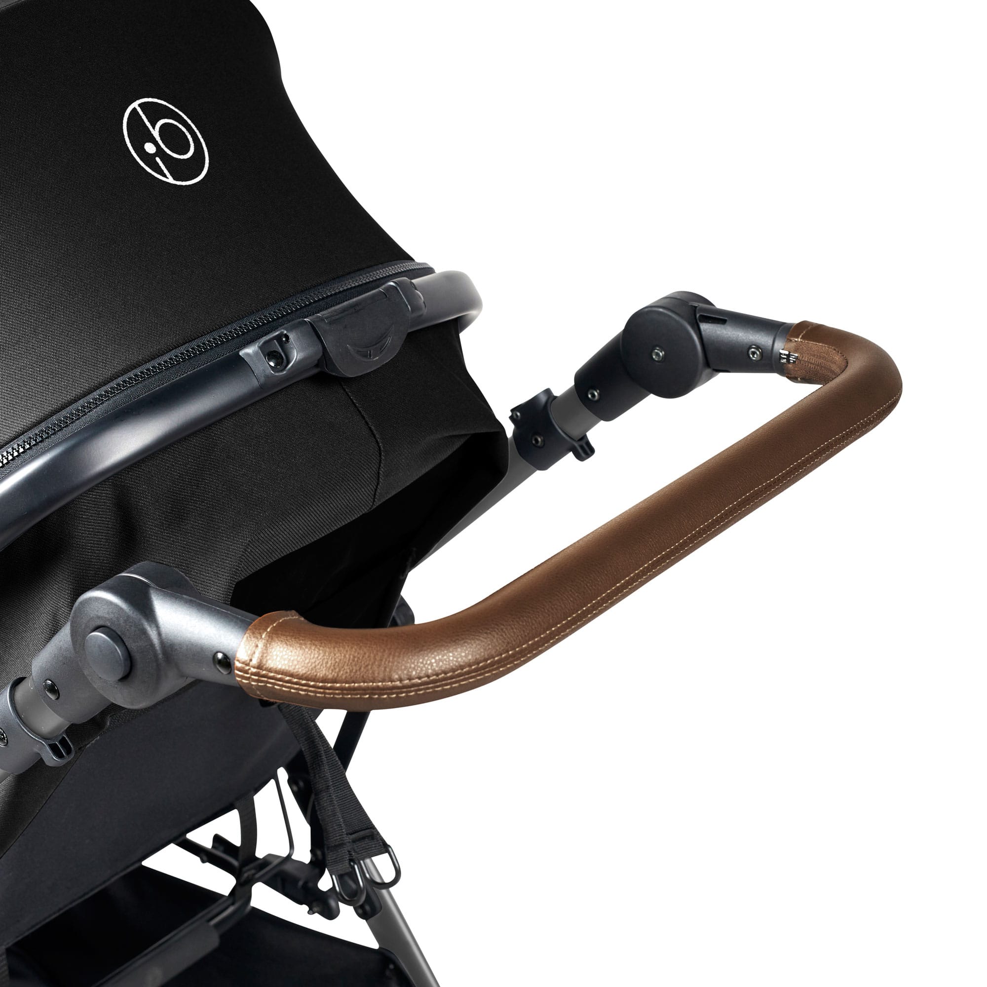 Ickle Bubba Cosmo 9-Piece Travel System with Maxi-Cosi Cabriofix Car Seat & Isofix Base in Gunmetal / Black / Tan Travel Systems 10-007-360-135 5056515019582