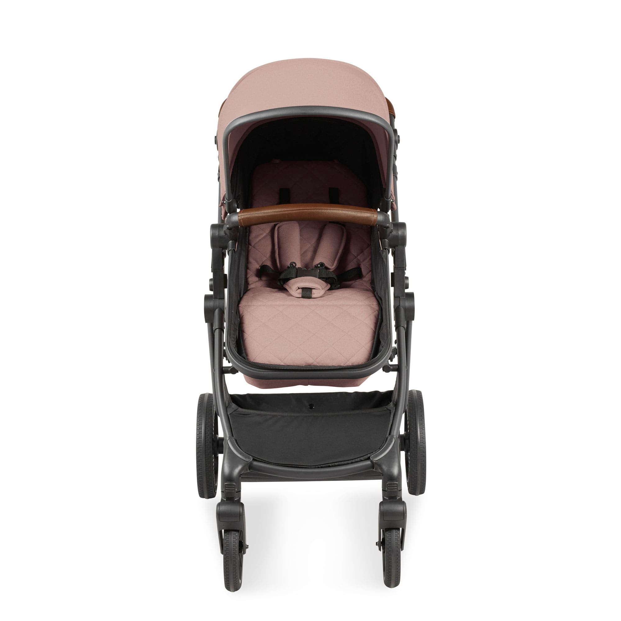 Ickle Bubba Cosmo 9-Piece Travel System with Maxi-Cosi Cabriofix Car Seat & Isofix Base in Gunmetal / Desert / Tan Travel Systems 10-007-360-136 5056515019605