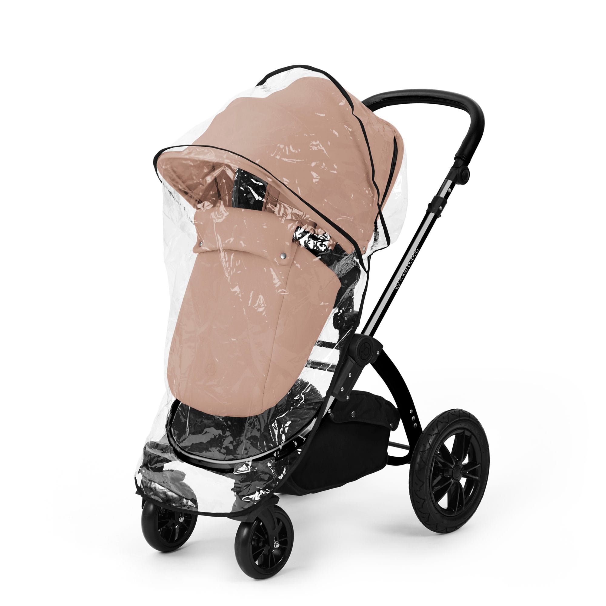 Ickle Bubba Stomp Luxe 12 Piece Travel System with i-Size Nimbus Car Seat & Spin Isofix Base in Desert Travel Systems