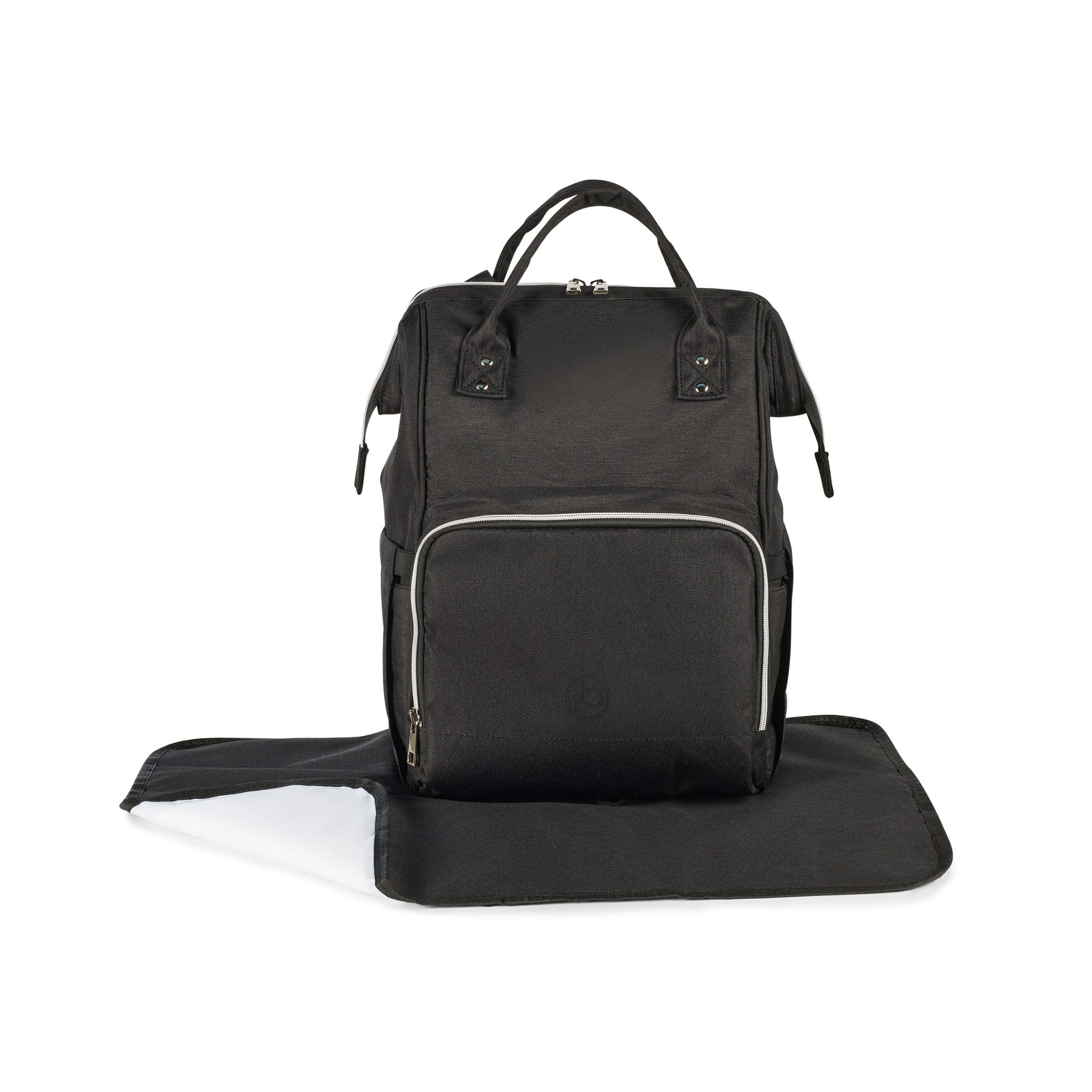 Ickle Bubba Stomp Luxe 12 Piece Travel System with i-Size Nimbus Car Seat & Spin Isofix Base in Midnight Travel Systems
