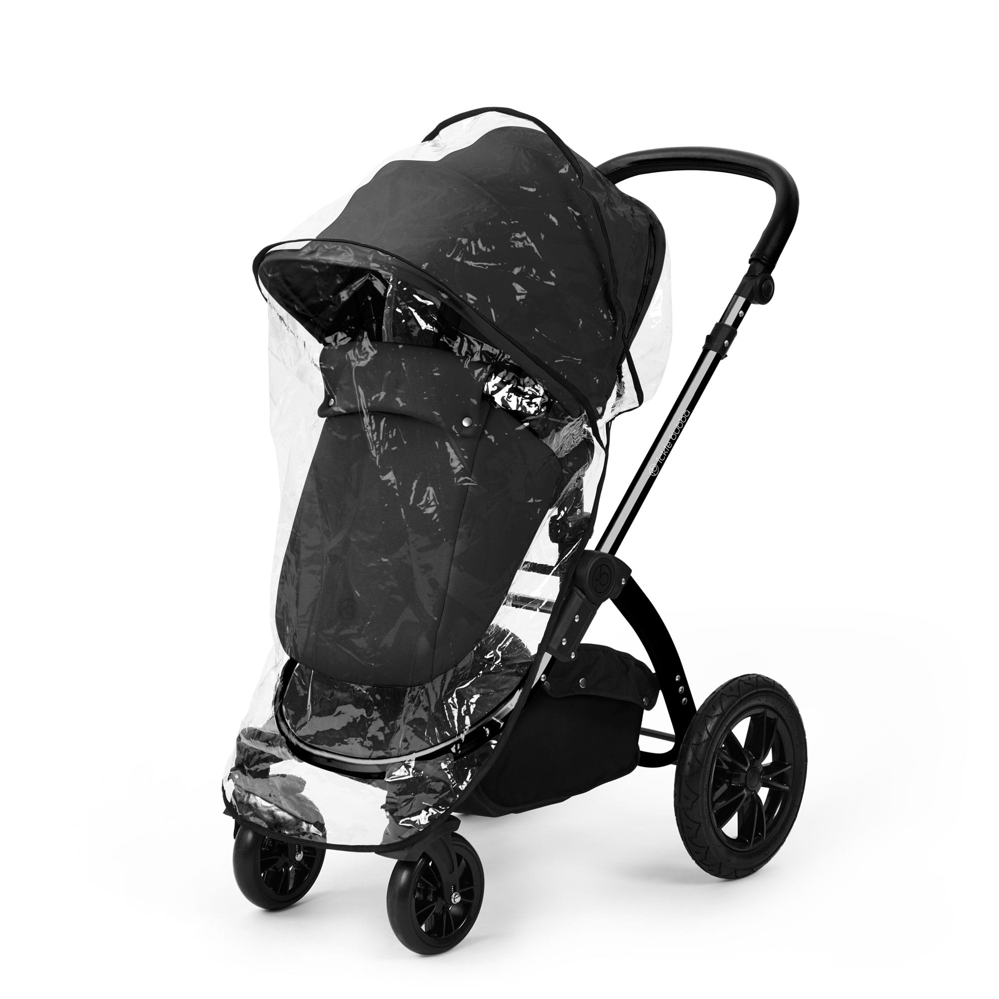 Ickle Bubba Stomp Luxe 12 Piece Travel System with Maxi-Cosi Cabriofix i-Size Car Seat & Isofix Base in Midnight Travel Systems