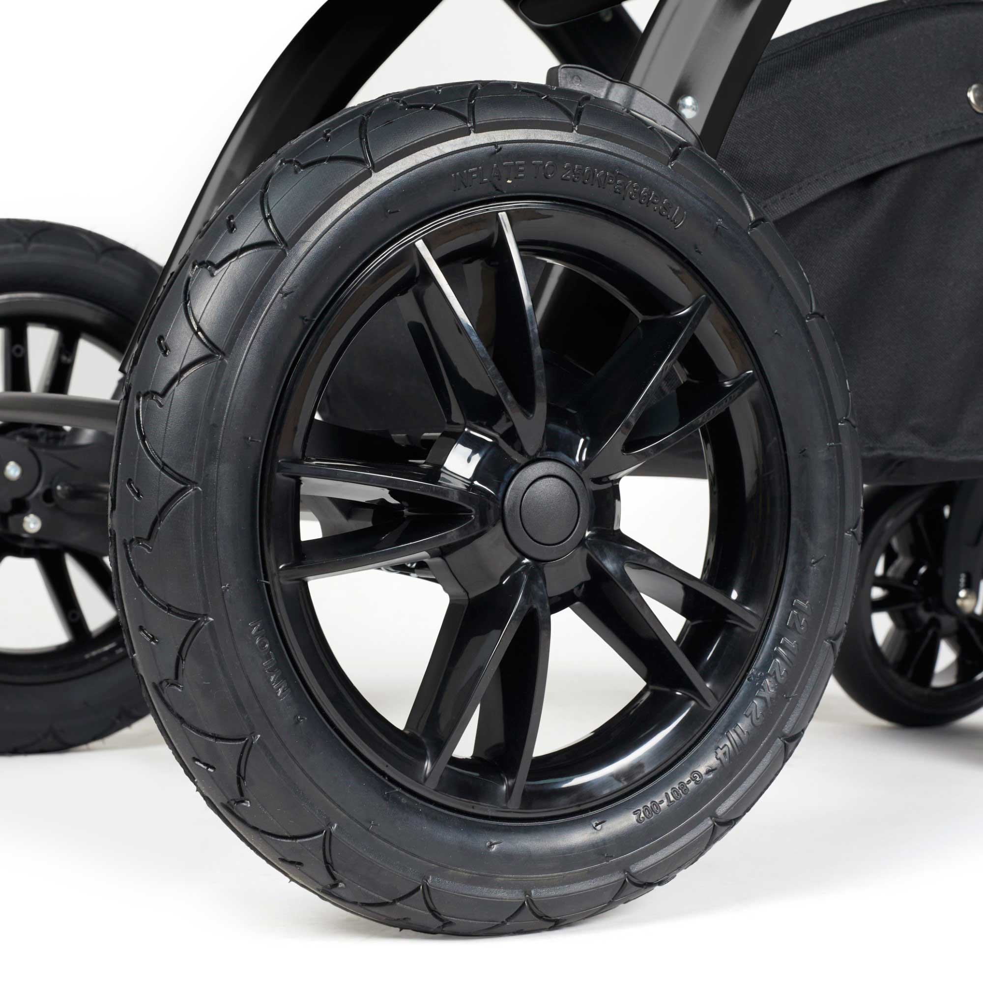 Ickle Bubba Stomp Luxe All-in-One Travel System with Isofix Base in Black/Woodland/Black Travel Systems 10-011-300-138 5056515026511