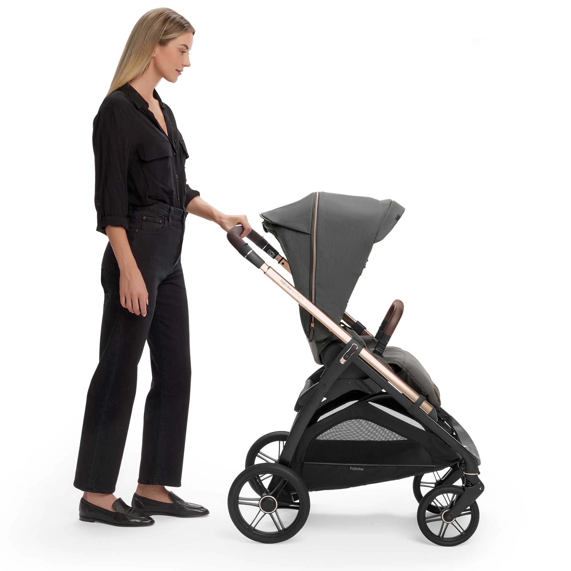 Inglesina Aptica Quattro Cybex Travel System in Velvet Grey Travel Systems