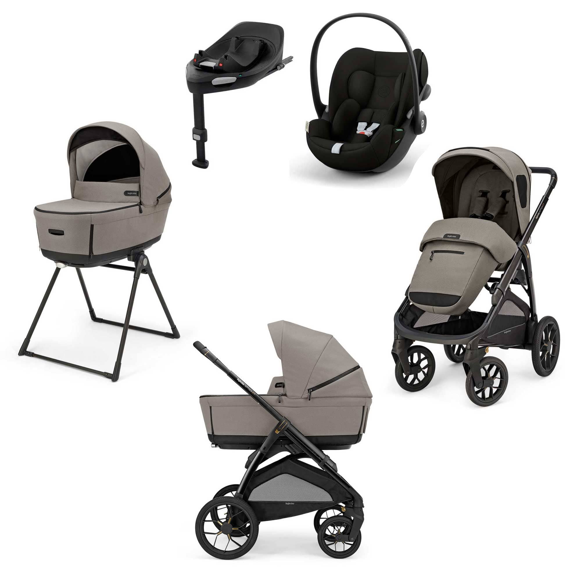 Inglesina Aptica XT Quattro Cybex Travel System in Tundra Beige Travel Systems STR/ING/154053-5 8029448091403