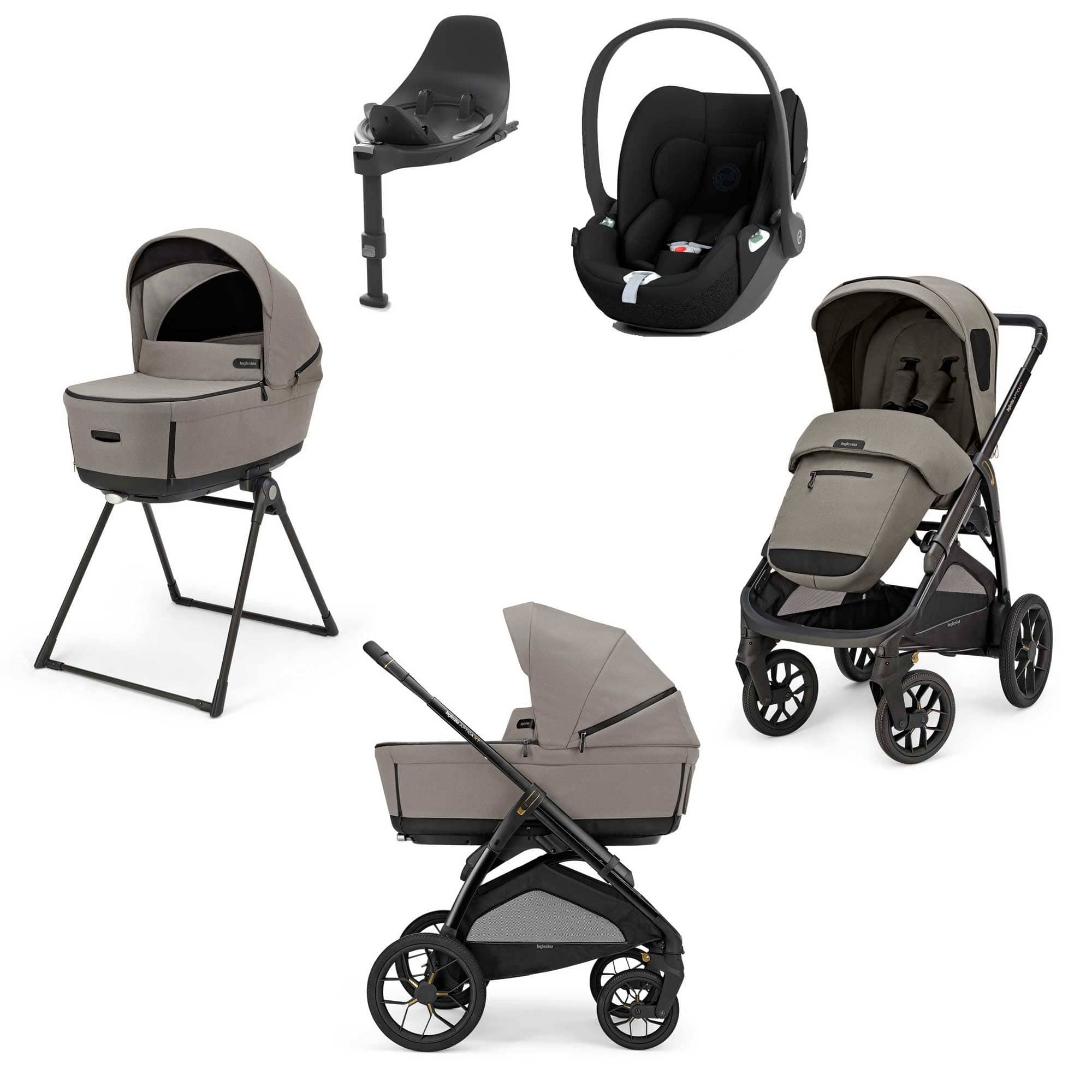Inglesina Aptica XT Quattro Cybex Travel System in Tundra Beige Travel Systems STR/ING/154053-6 8029448091403