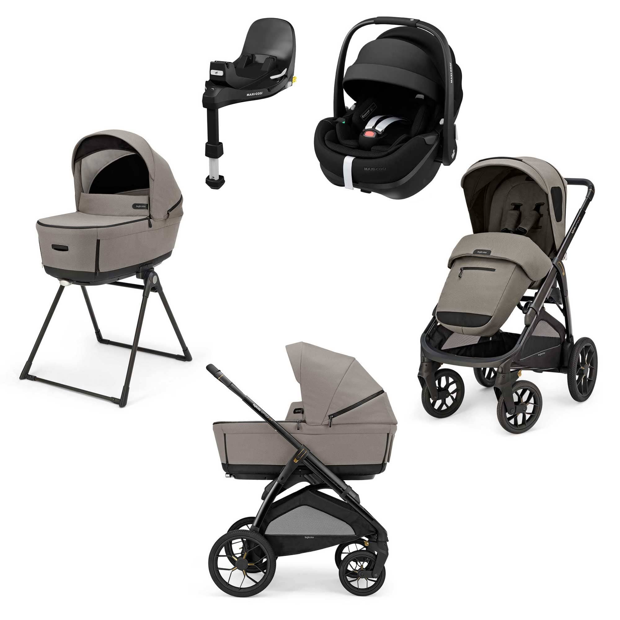 Inglesina Aptica XT Quattro Maxi-Cosi Travel System in Tundra Beige Travel Systems STR/ING/154053-3 8029448091403