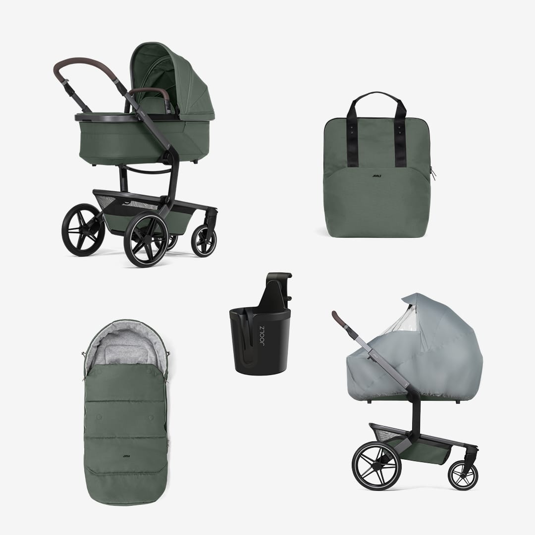 Joolz Day 5 Essential Bundle in Forest Green Baby Prams 908431 8715688114803