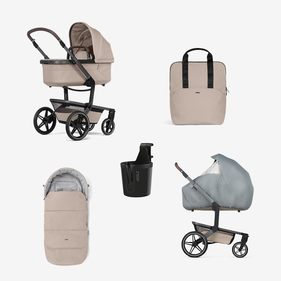 Joolz Day 5 Essential Bundle in Sandy Taupe Baby Prams 908432 8715688114810